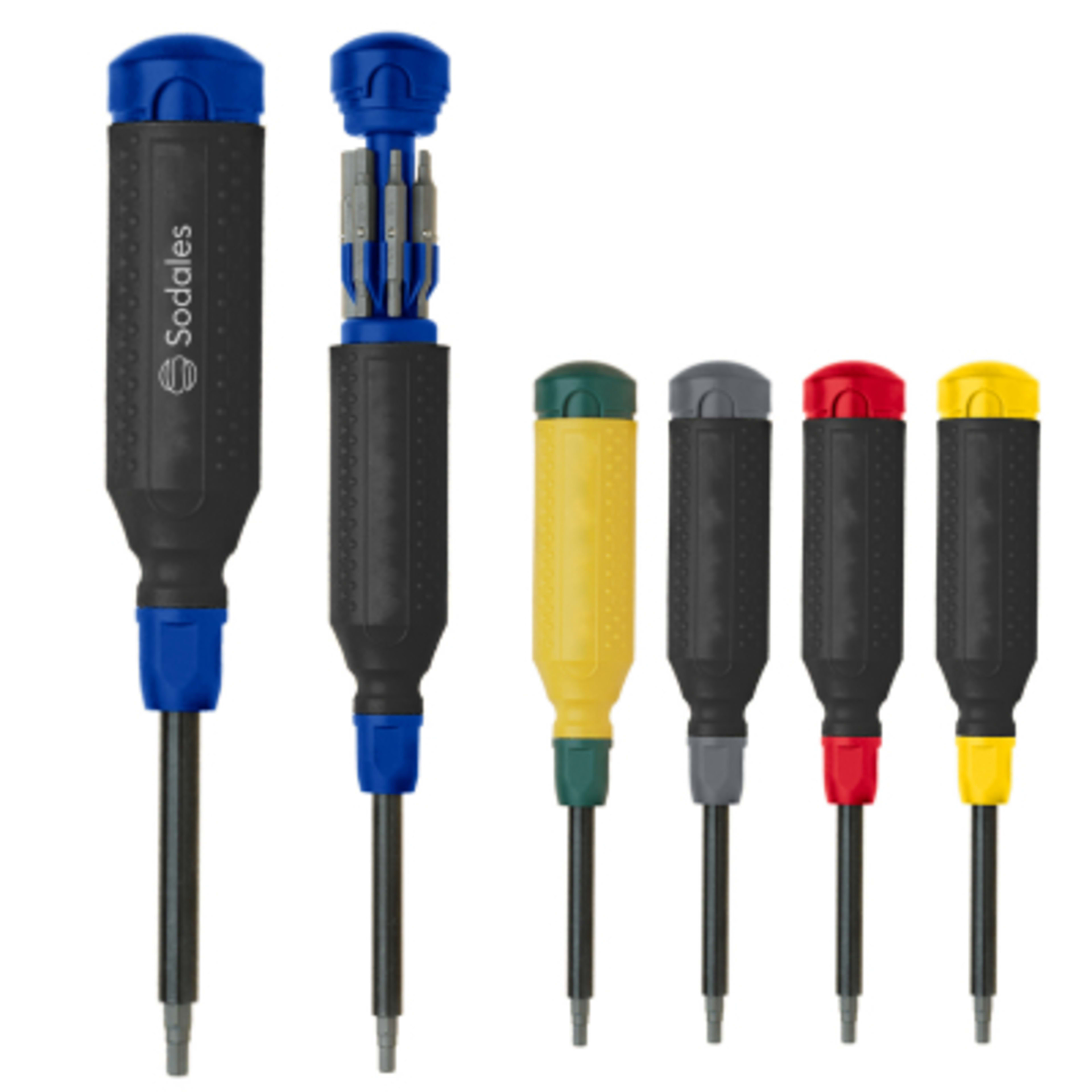 Multi-Bit Screwdriver Hex 15-in-1 S2 Steel - 8.12 in - Group Shot - product view 2