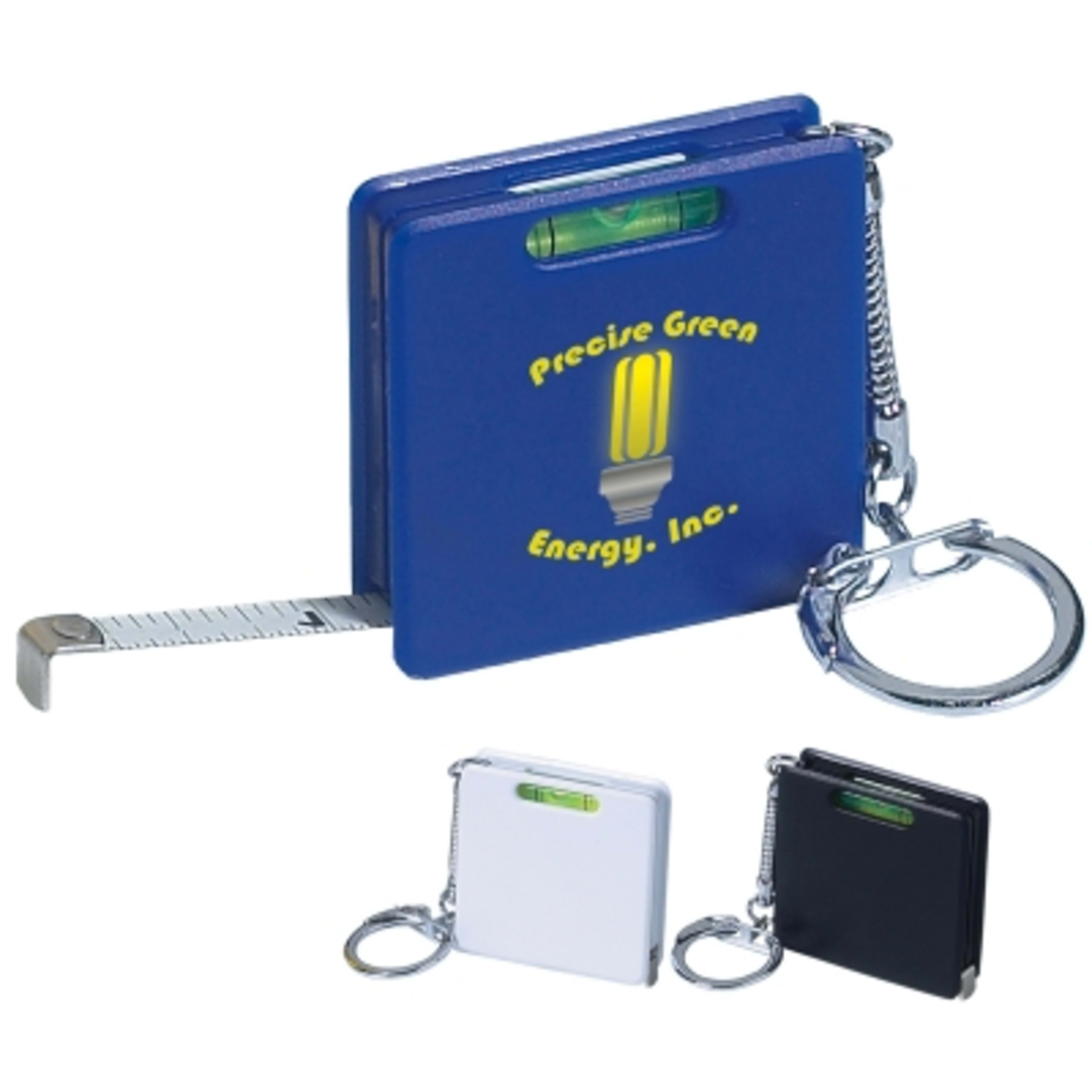 Tape Measure Keychain with Level - 3 ft - Group Shot - product view 3