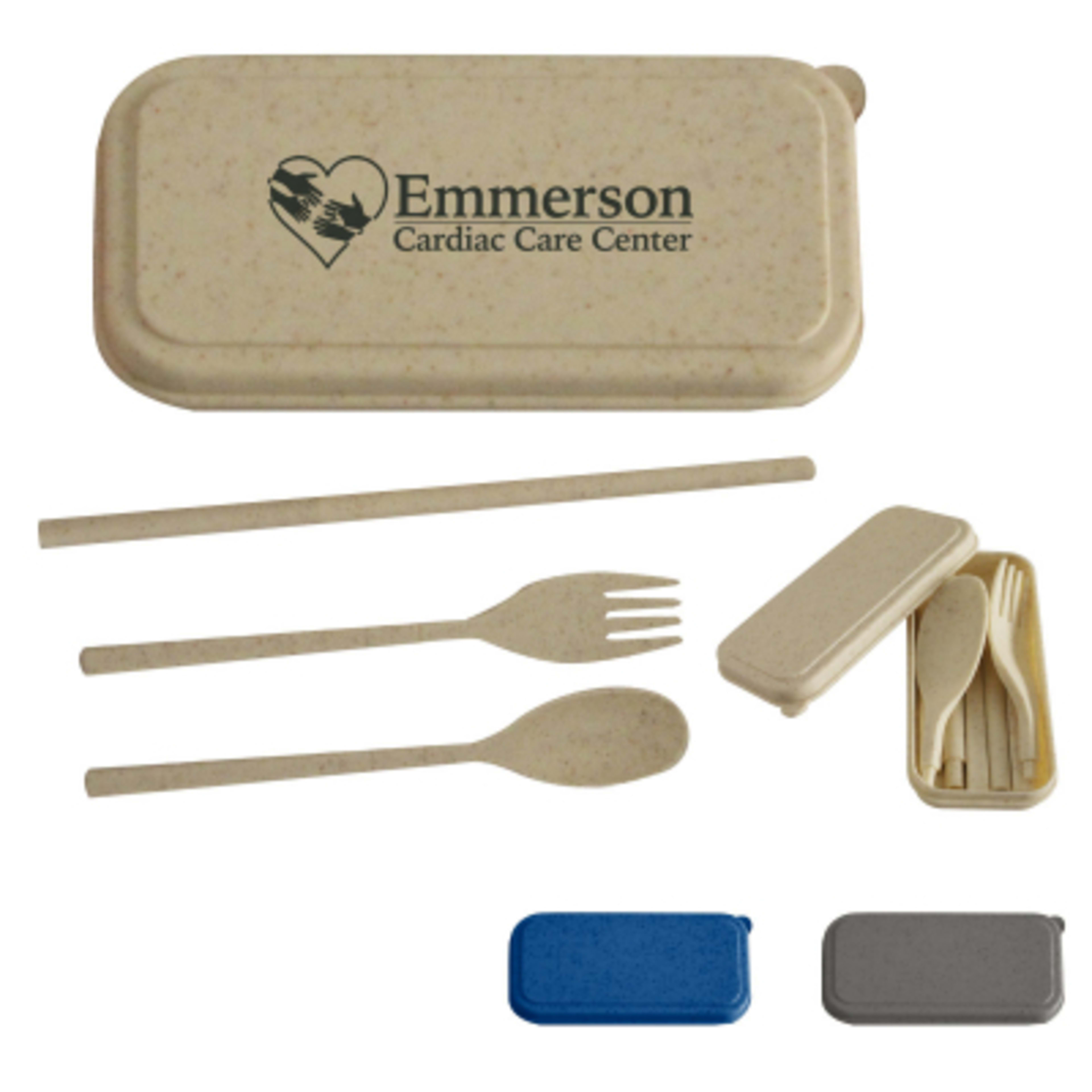 Plant-Based Cutlery Set with Case - 4.5 in - Group Shot - product view 3