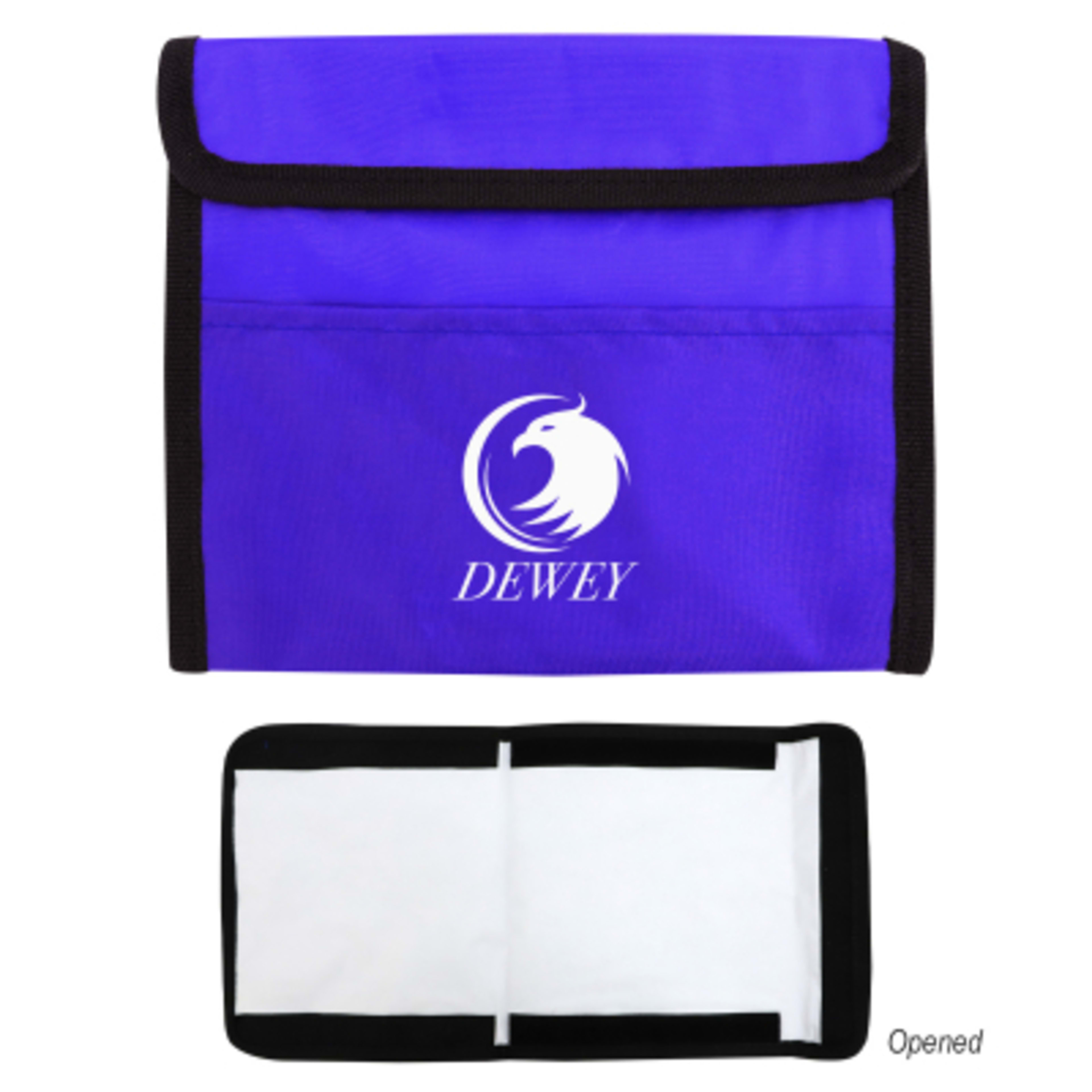Polyester Storage Bag Food Mat - 11 x 7 in - Royal - Silkscreen - promotional product with custom logo