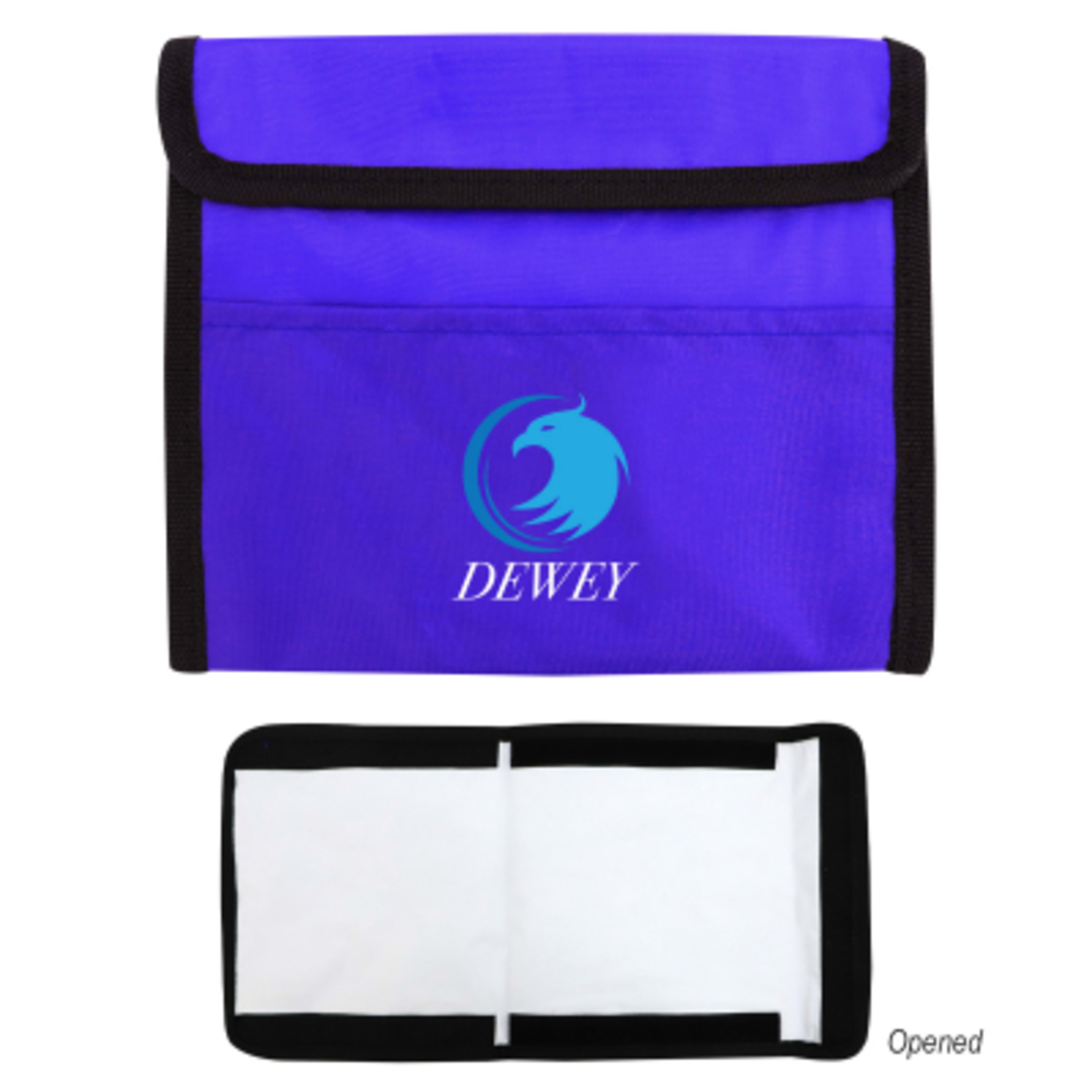 Polyester Storage Bag Food Mat - 11 x 7 in - Royal - Colorbrite - product view 2