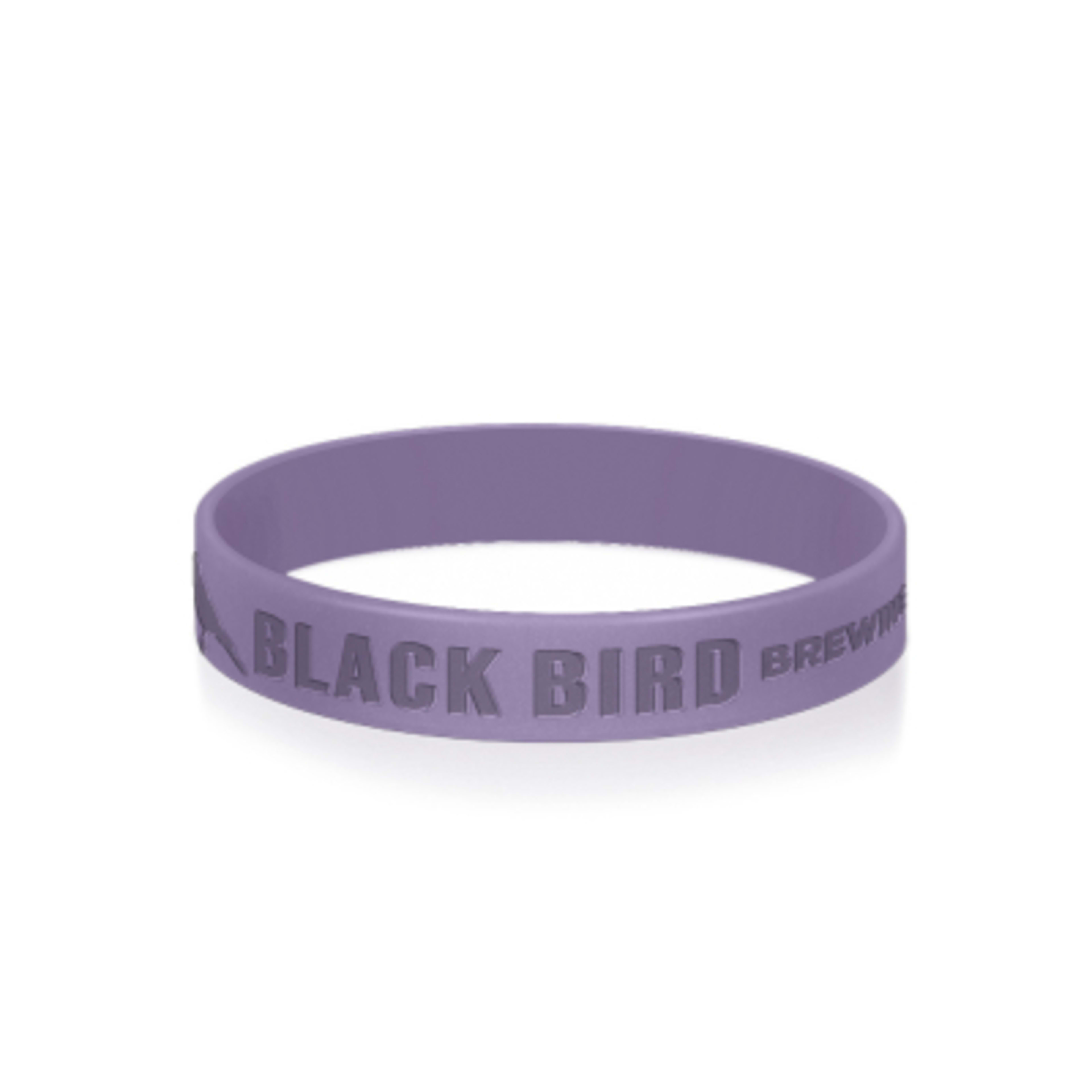 Glow-in-the-Dark Silicone Bracelet - 8 in (One Size) - Purple/GLO - Deboss - product view 11