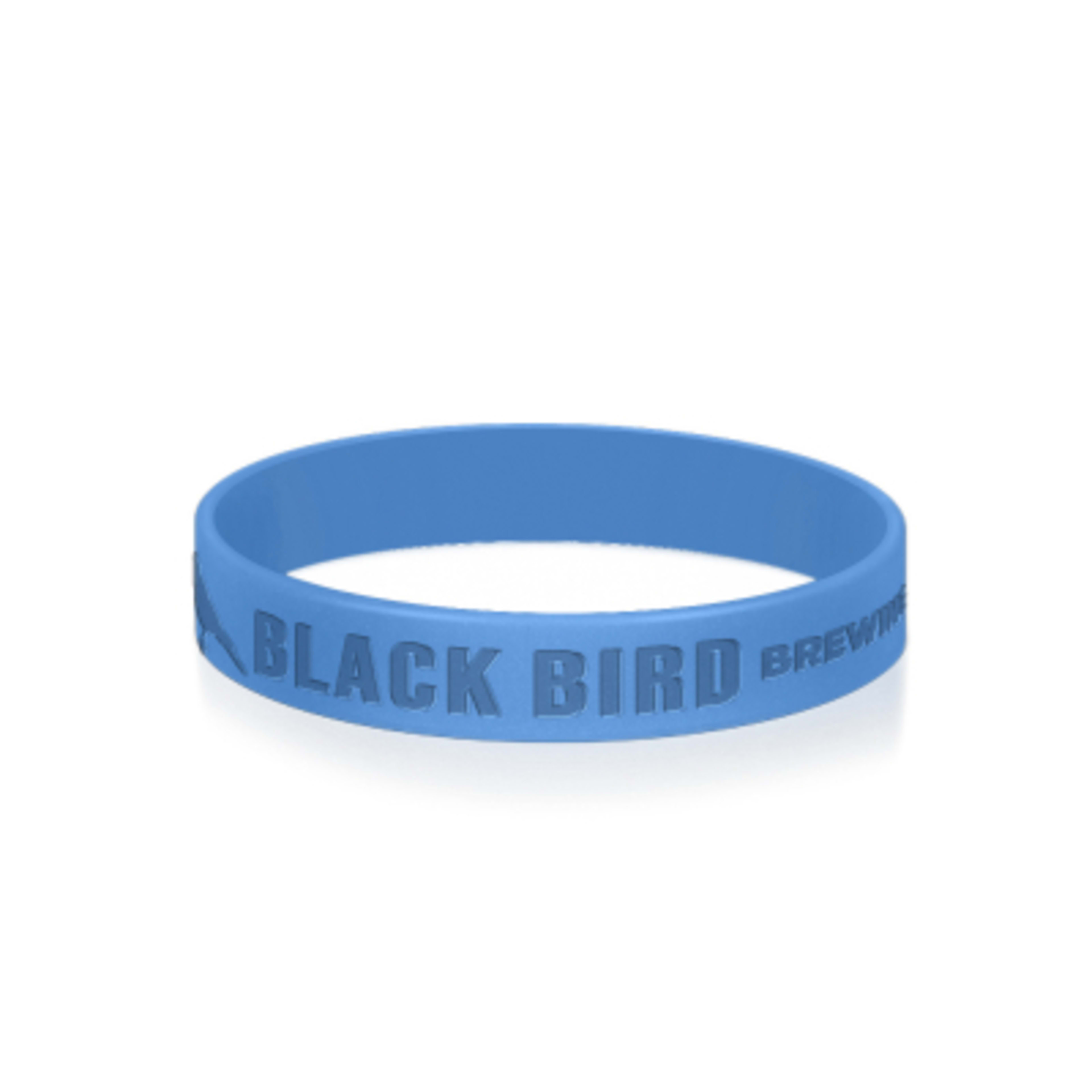 Glow-in-the-Dark Silicone Bracelet - 8 in (One Size) - Blue/GLO - Deboss - product view 23