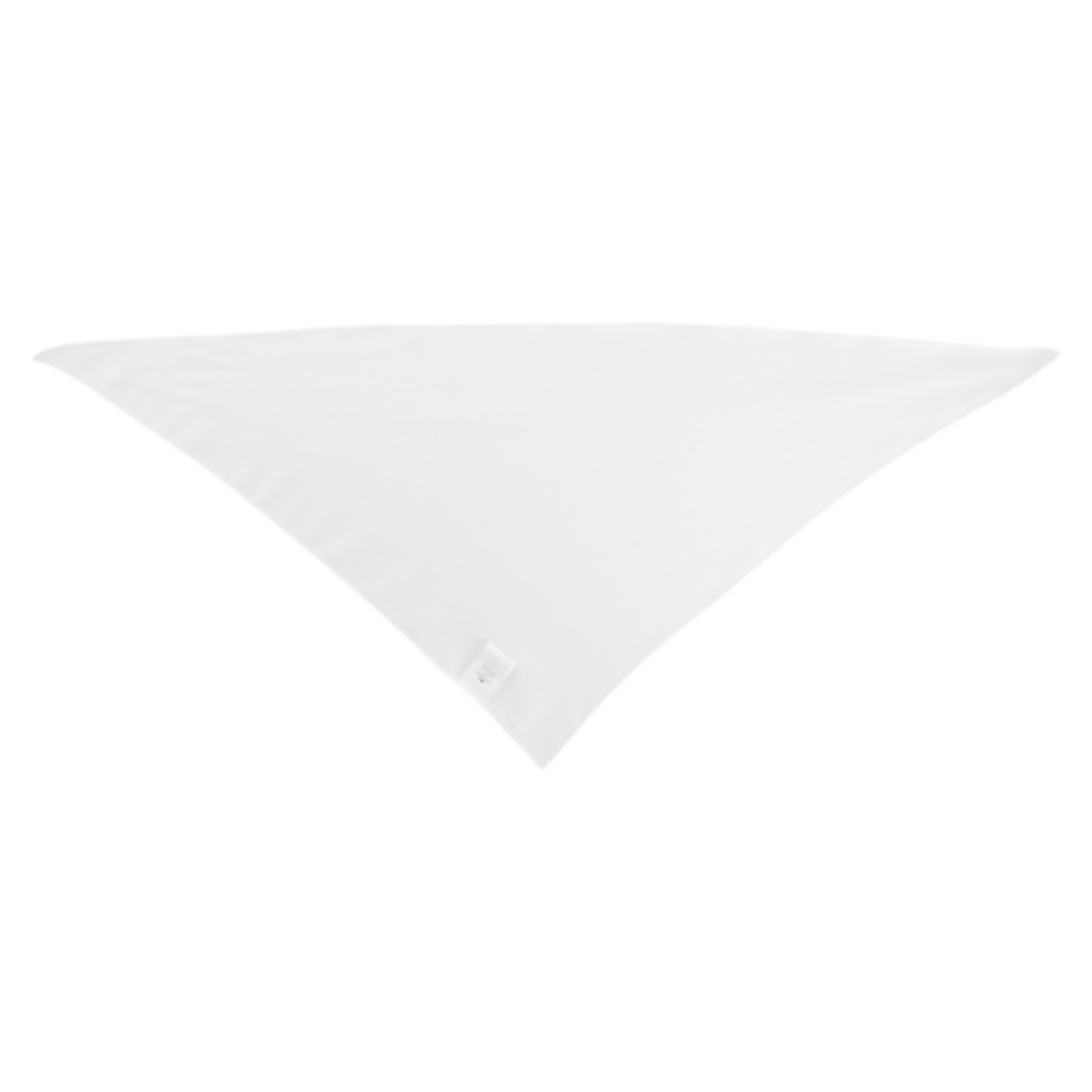 Pet Bandana Triangle Full Color Recycled Polyester Large - 26.5 x 13 in - White - Back - product view 2