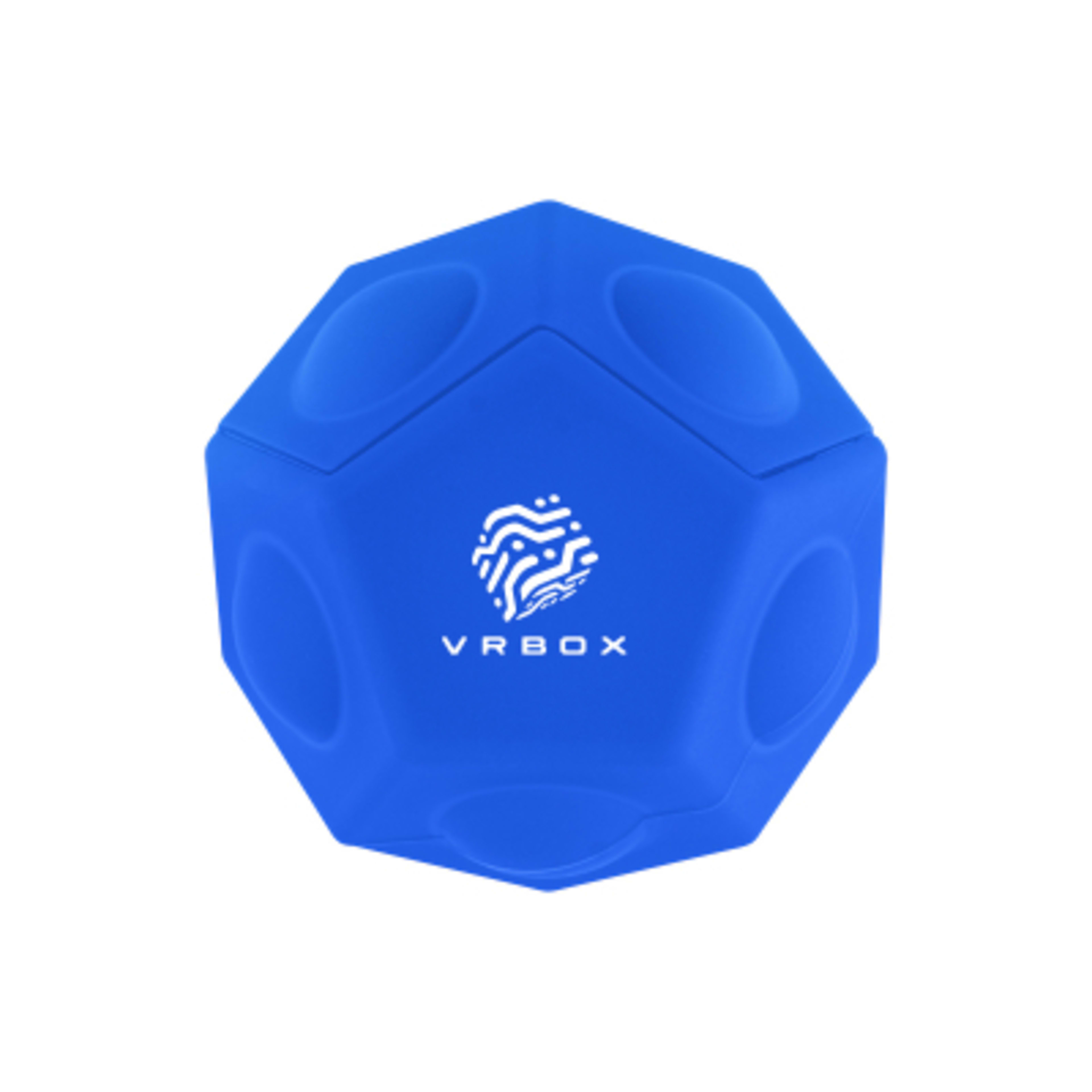 Silicone Push Pop Bubble Ball Fidget Toy - 2.25 in - Blue - Silkscreen - product view 4