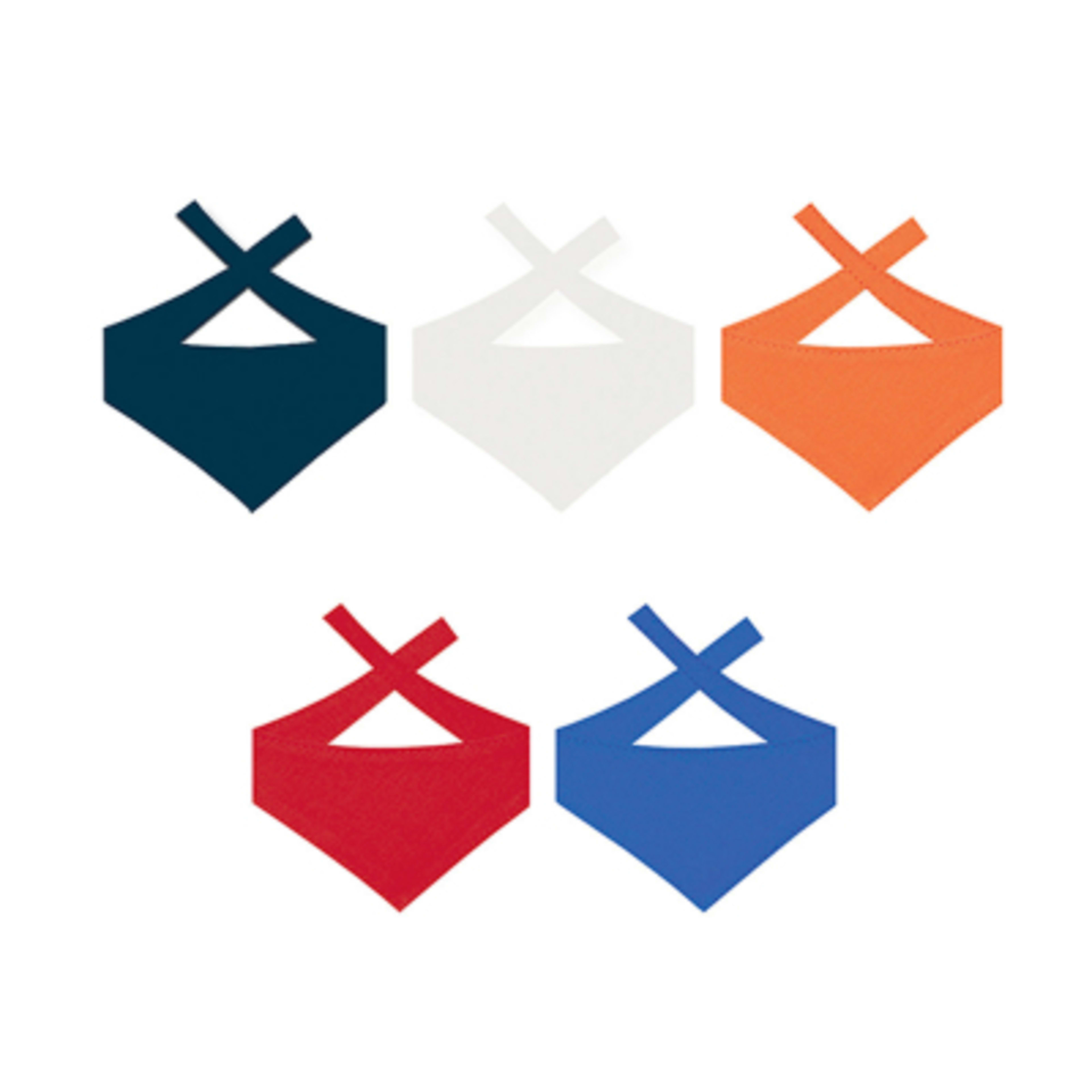 Plush Highland Cow with Custom Apparel - 6 in Sitting - Bandanas - product view 5