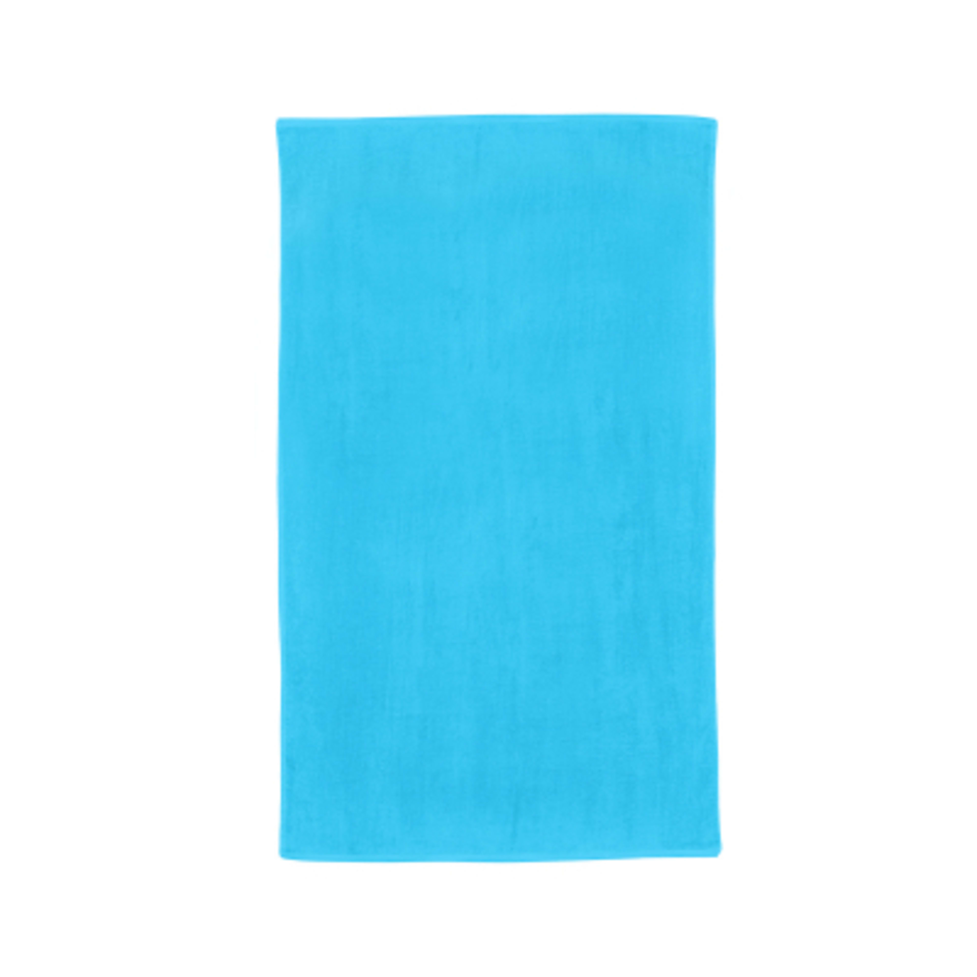 Beach Towel Cotton Mid-Weight Outdoor Activity - 35 x 60 in - Blue - Open - product view 15