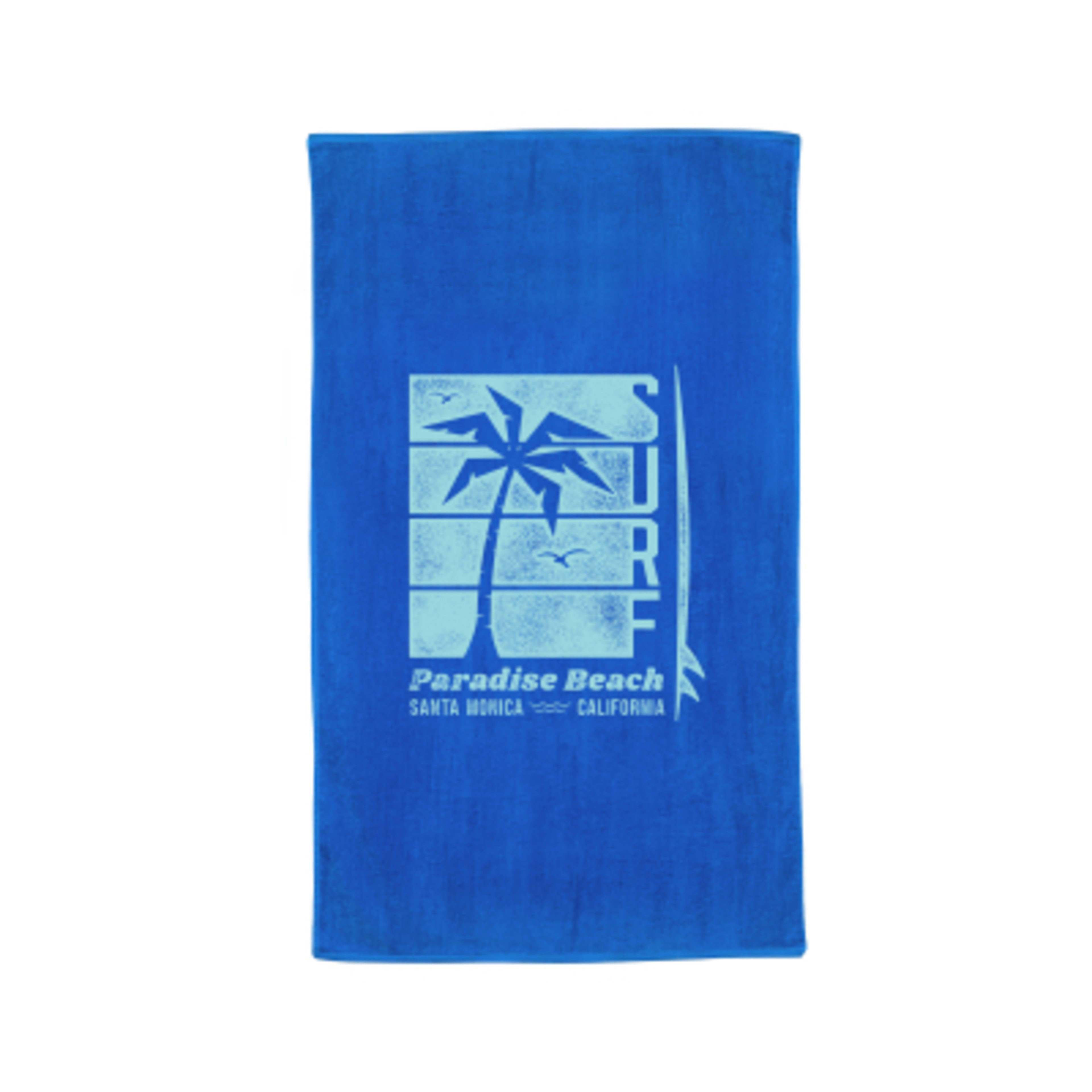 Beach Towel Cotton Mid-Weight Outdoor Activity - 35 x 60 in - Royal - Silkscreen - product view 16