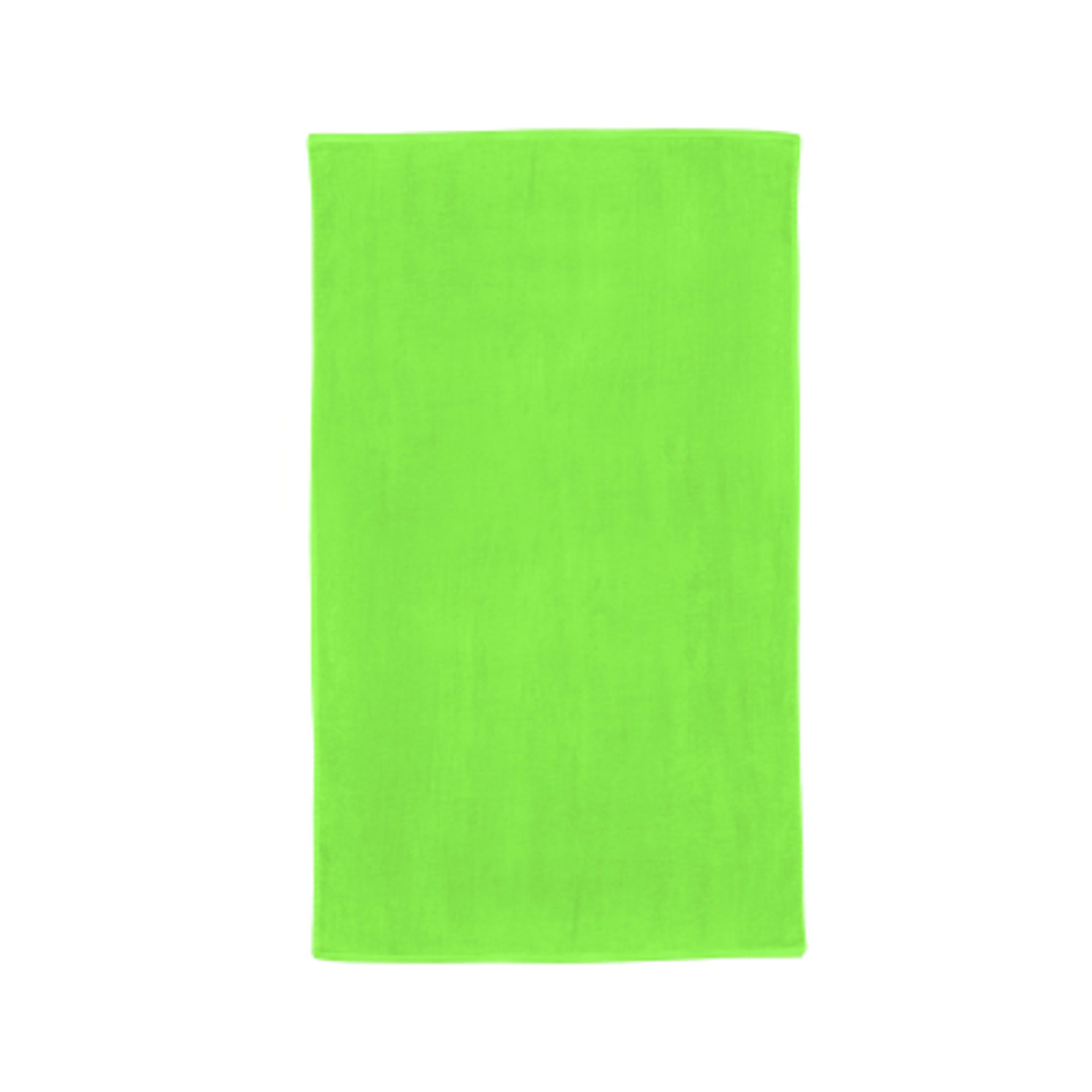 Beach Towel Cotton Mid-Weight Outdoor Activity - 35 x 60 in - Lime - Open - product view 19