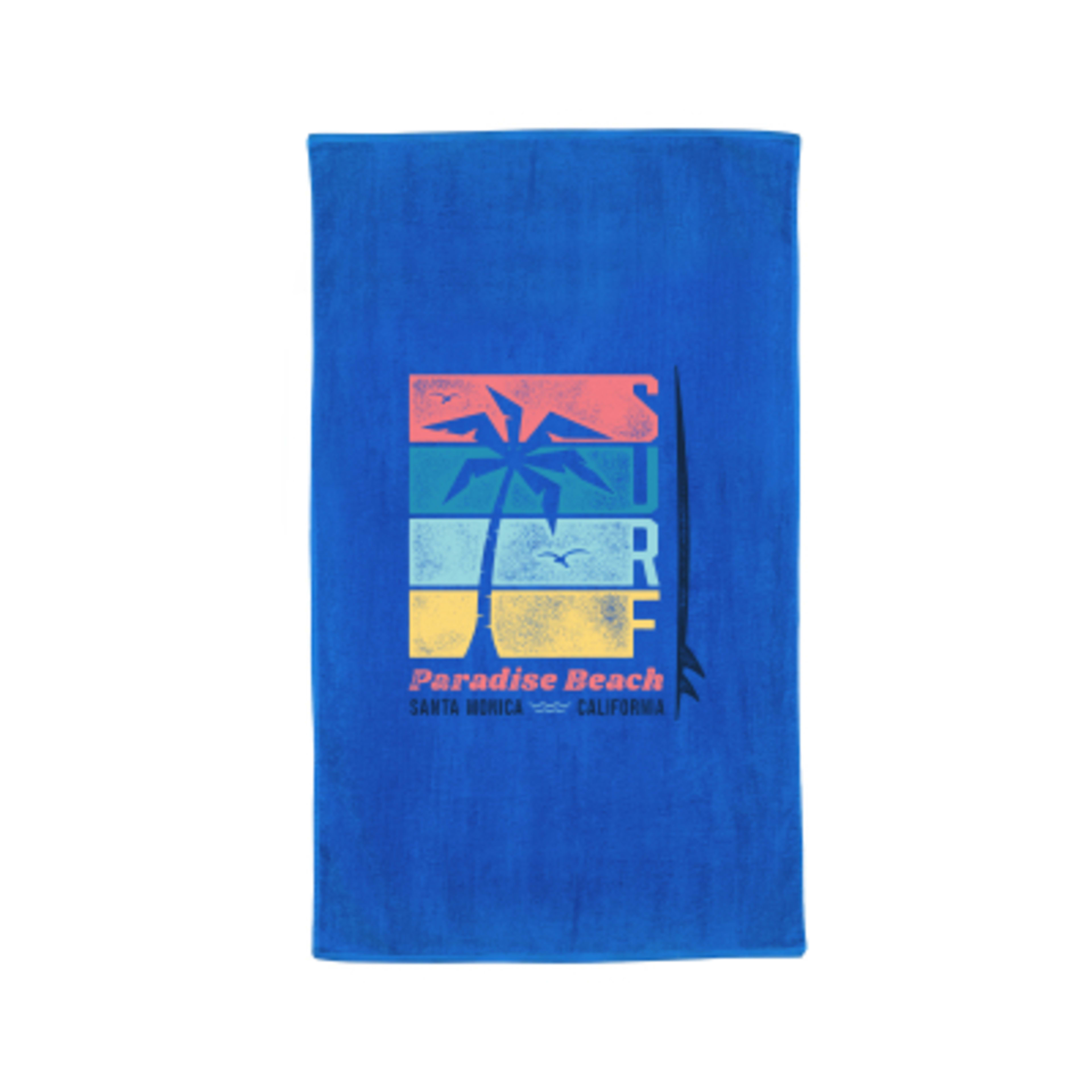 Beach Towel Cotton Mid-Weight Outdoor Activity - 35 x 60 in - Royal - Colorbrite - product view 21