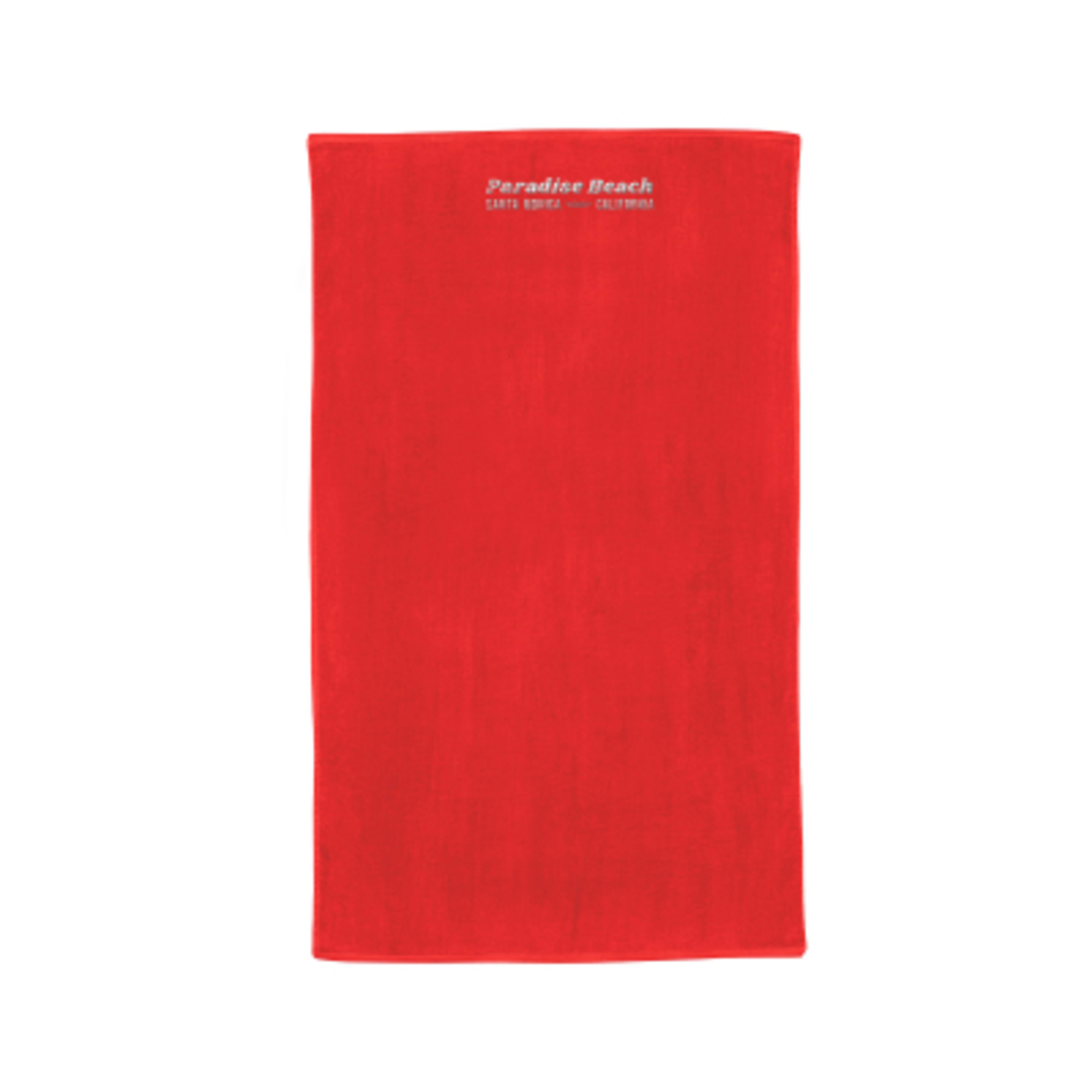 Beach Towel Cotton Mid-Weight Outdoor Activity - 35 x 60 in - Red - Embroidery - product view 10