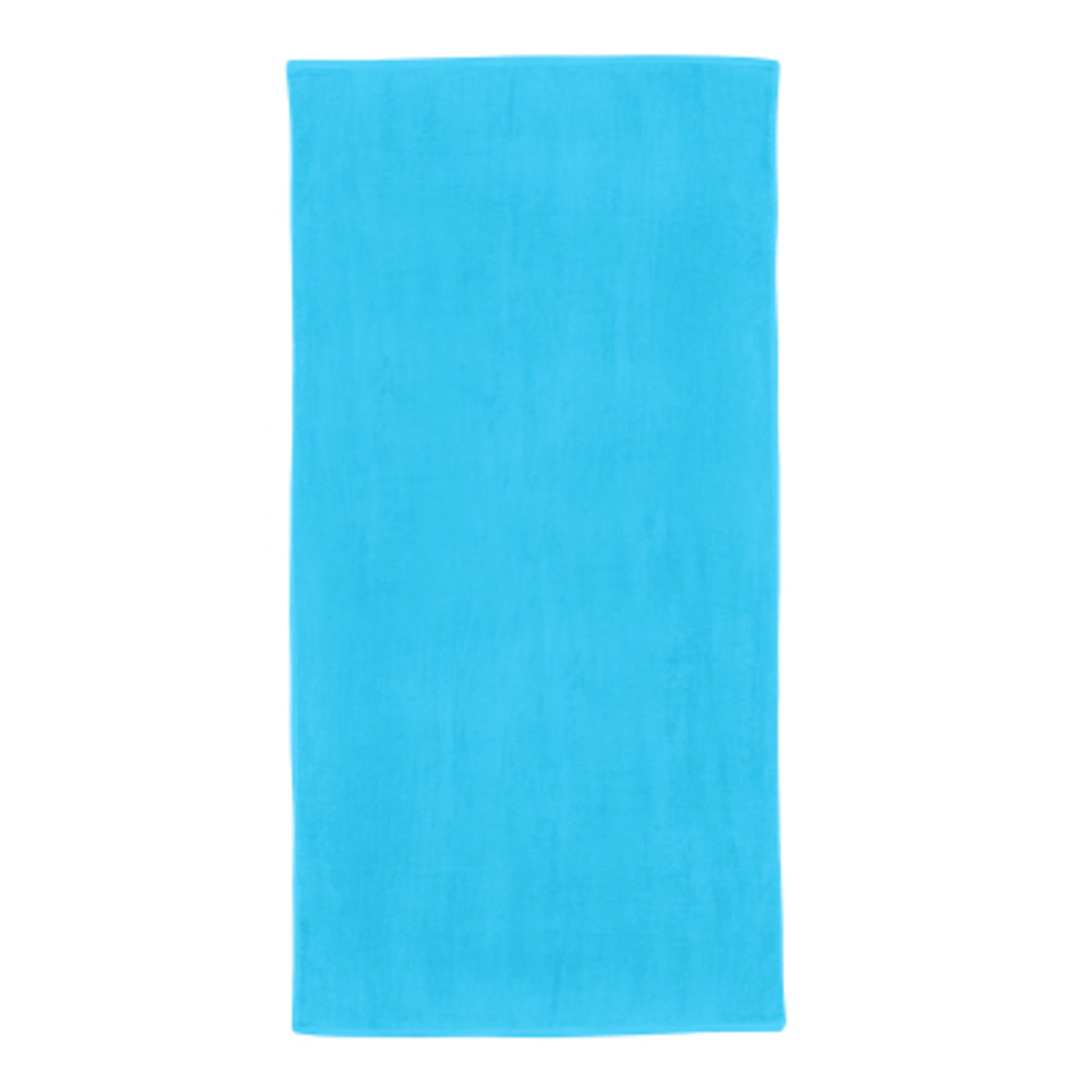 Beach Towel Cotton Heavy-Weight Outdoor Activity - 35 x 72 in - Blue - Open - product view 2