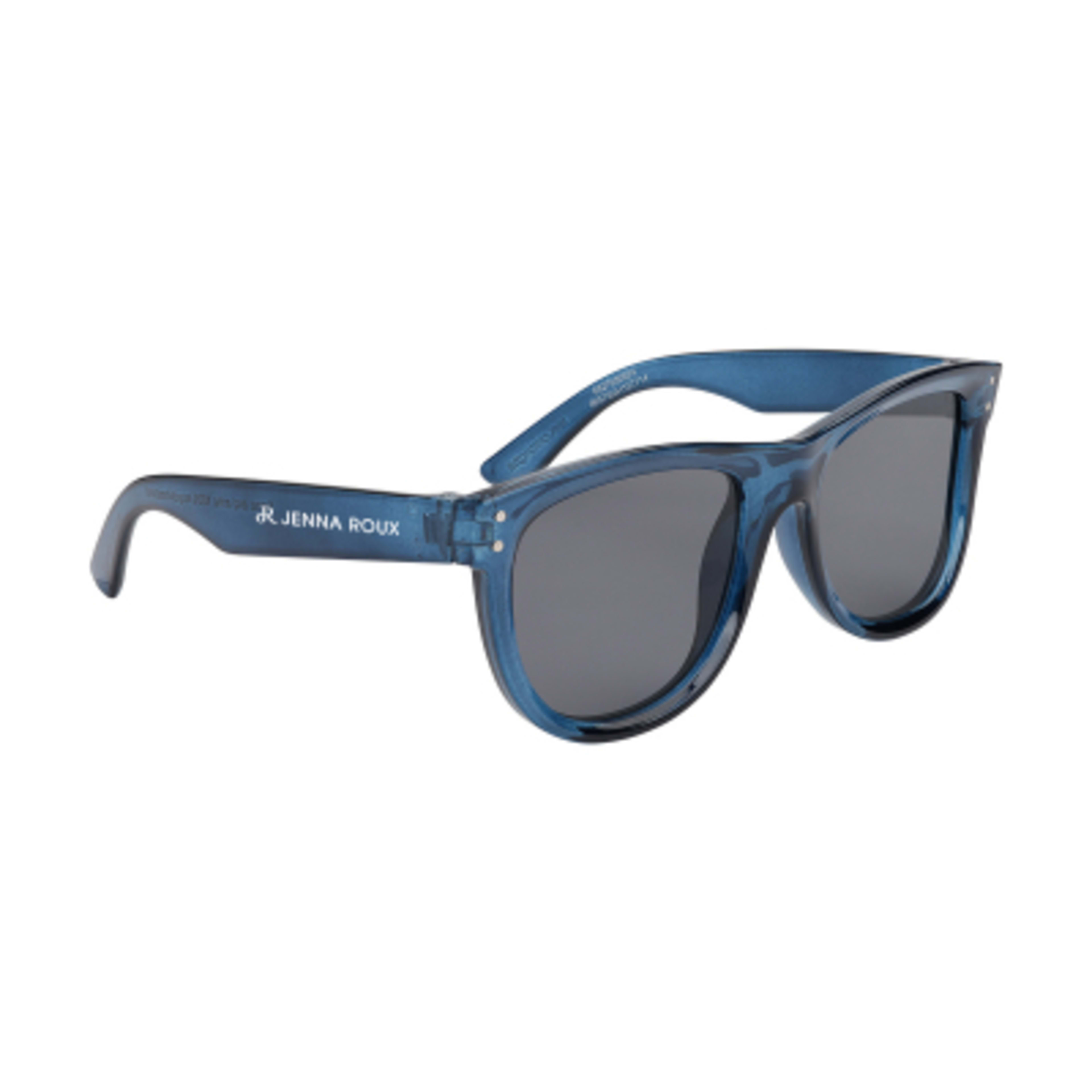 Sunglasses Recycled Frame Inverted Lenses UV400 - TRN/Navy/SMK - Silkscreen - product view 2