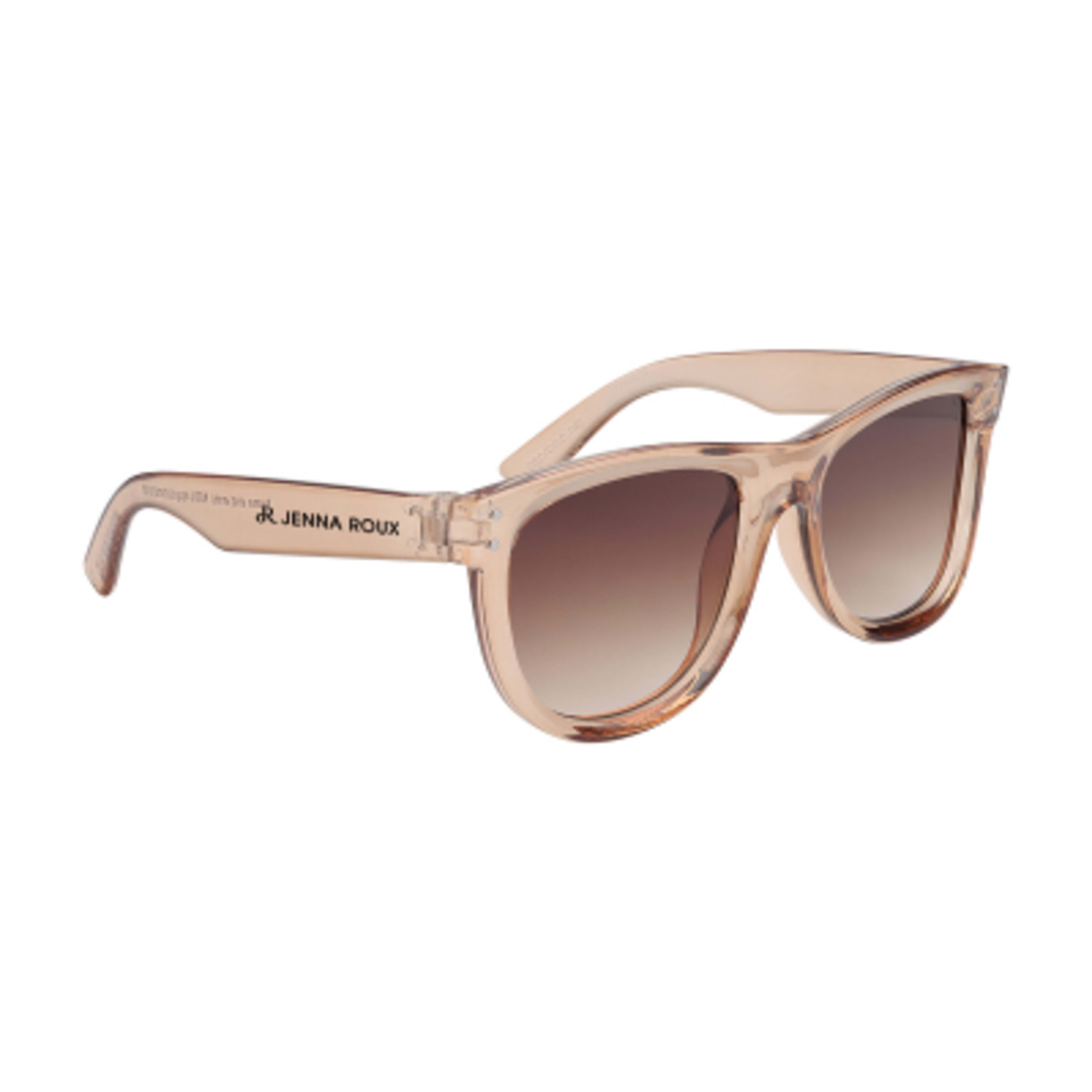 Sunglasses Recycled Frame Inverted Lenses UV400 - TRN/CPG/Brown - Silkscreen - product view 4