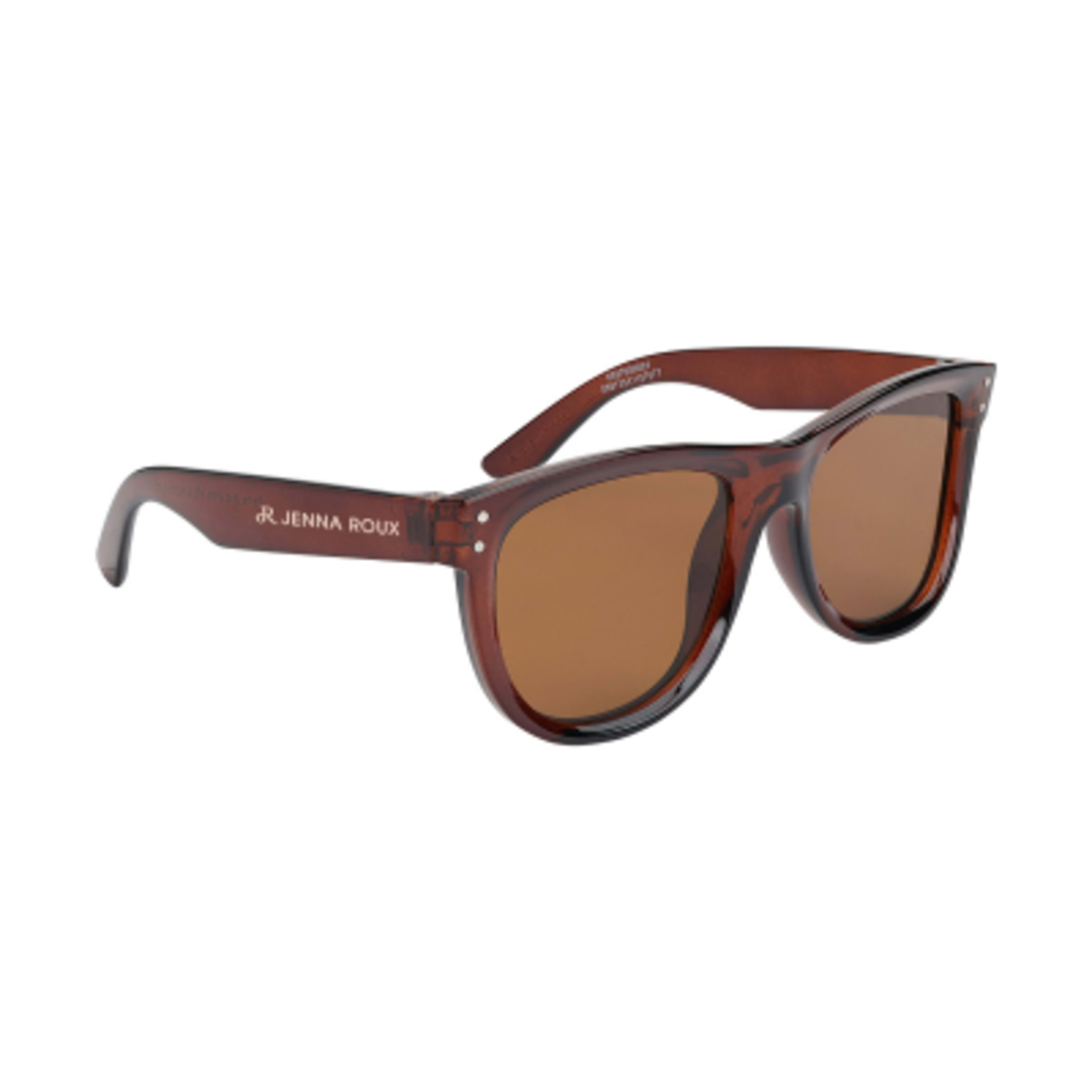 Sunglasses Recycled Frame Inverted Lenses UV400 - TRN/Brown/Brown - Silkscreen - product view 6