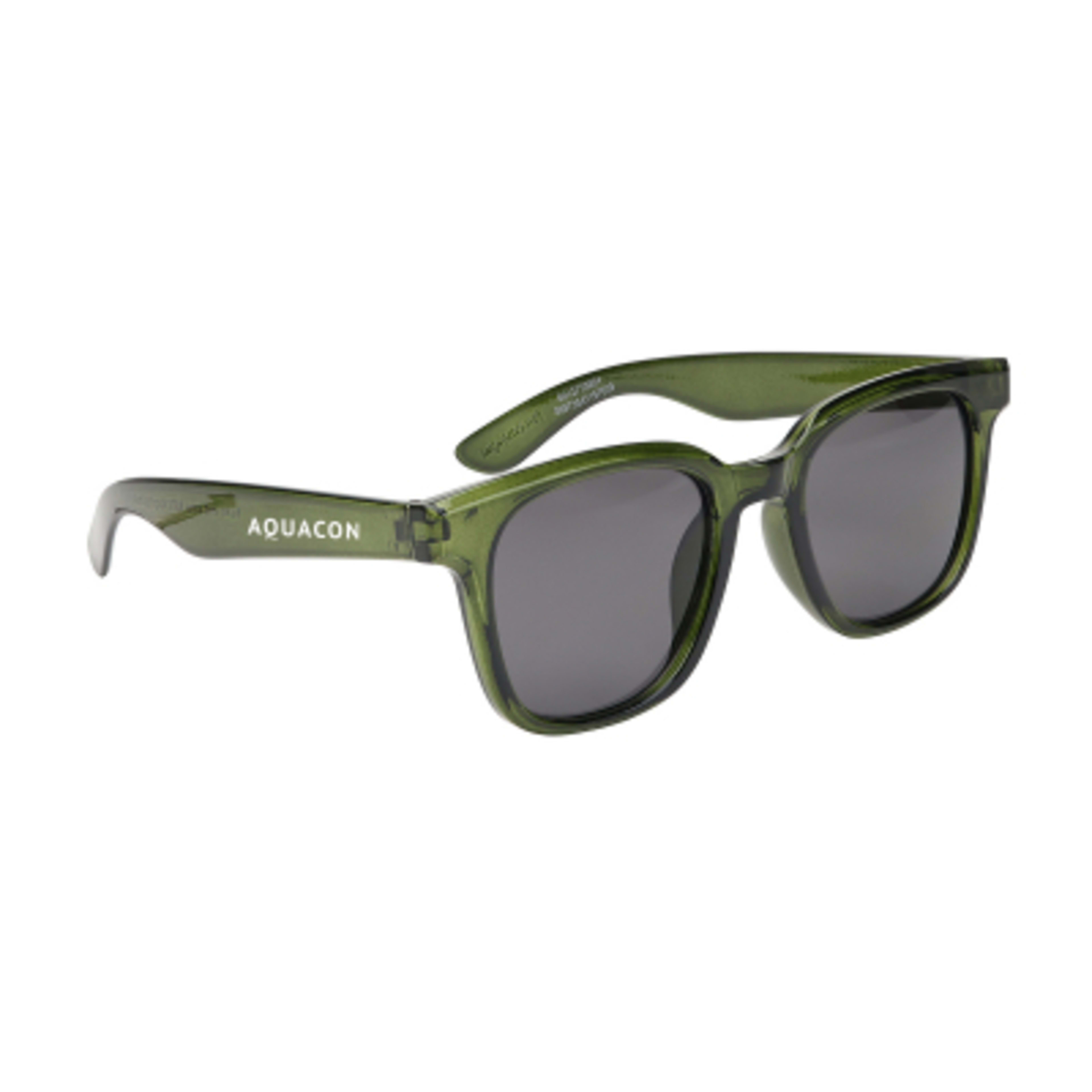 Sunglasses Recycled Frame UV400 Protection - TRN/Green/SMK - Silkscreen - product view 3
