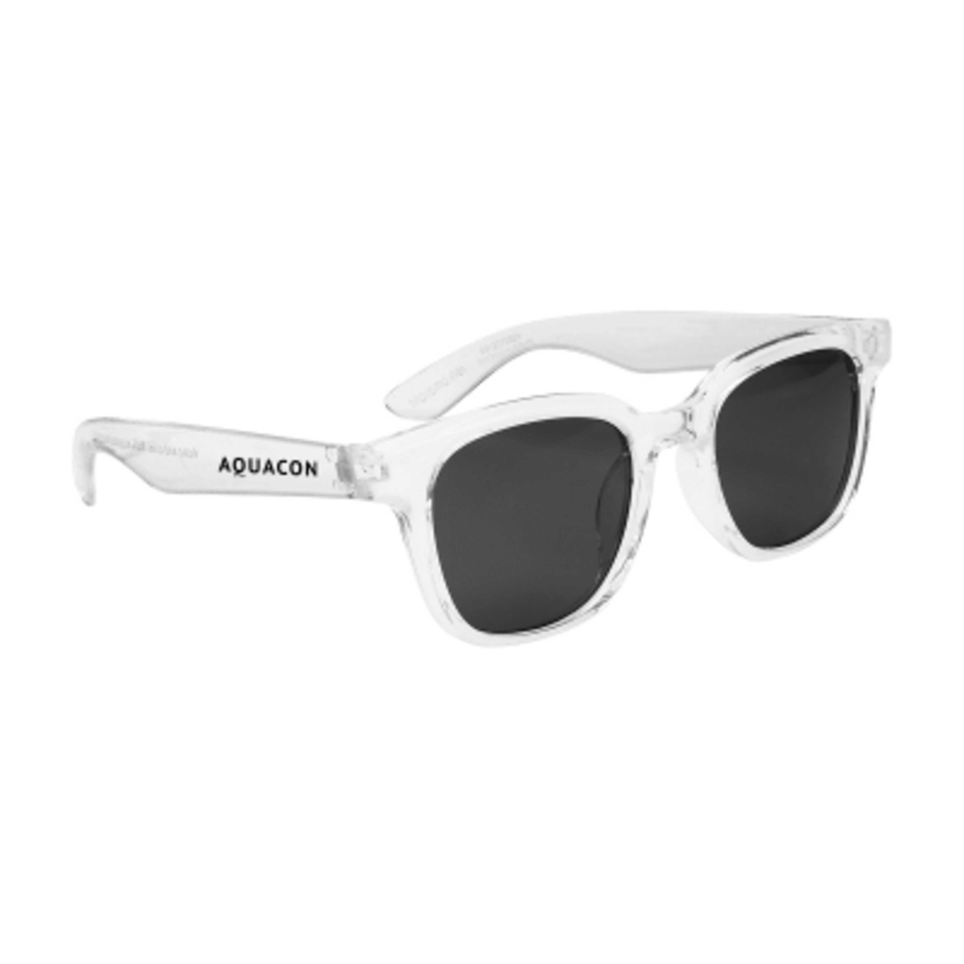 Sunglasses Recycled Frame UV400 Protection - TRN/Clear/SMK - Silkscreen - product view 5