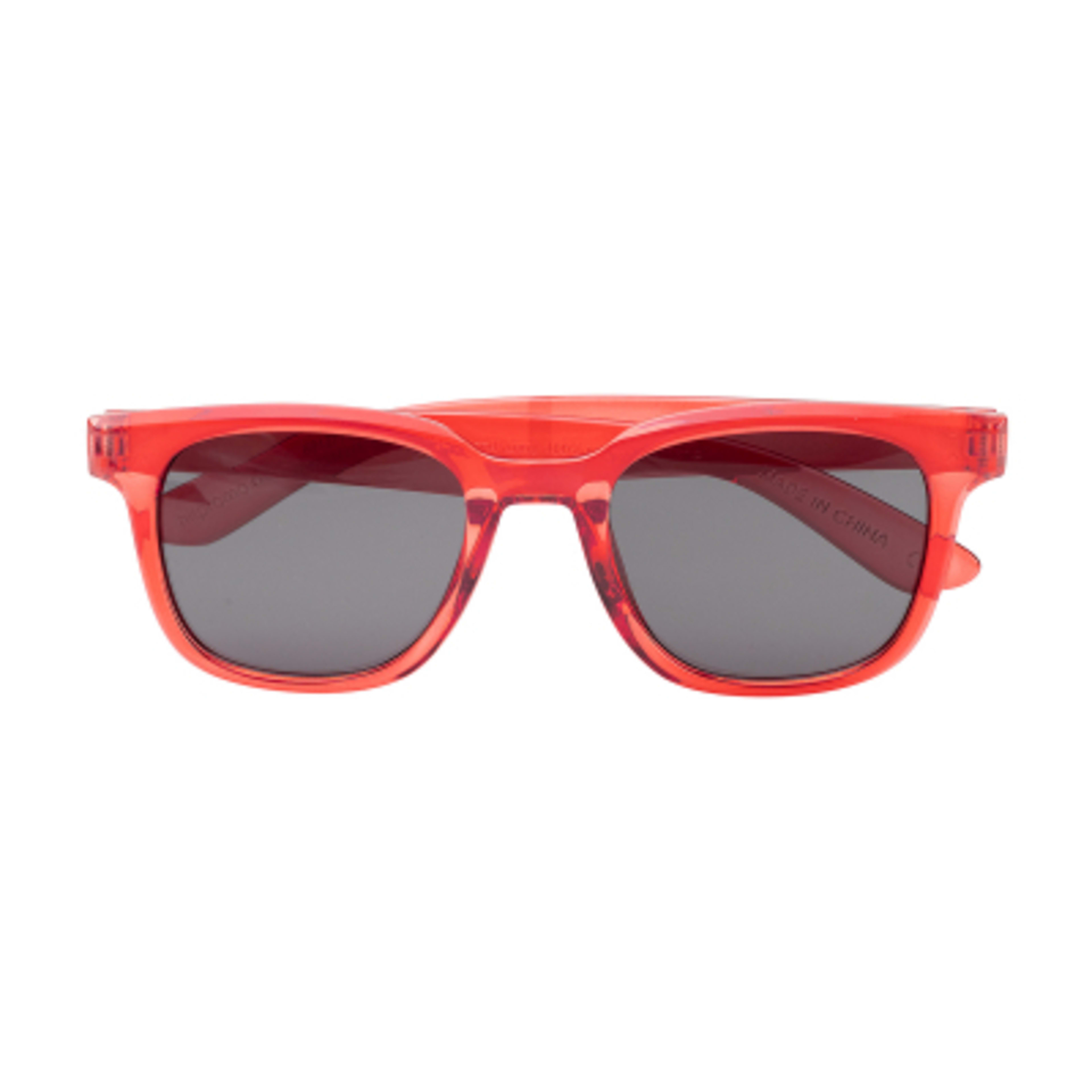 Sunglasses Recycled Frame UV400 Protection - TRN/Red/SMK - Front - product view 8