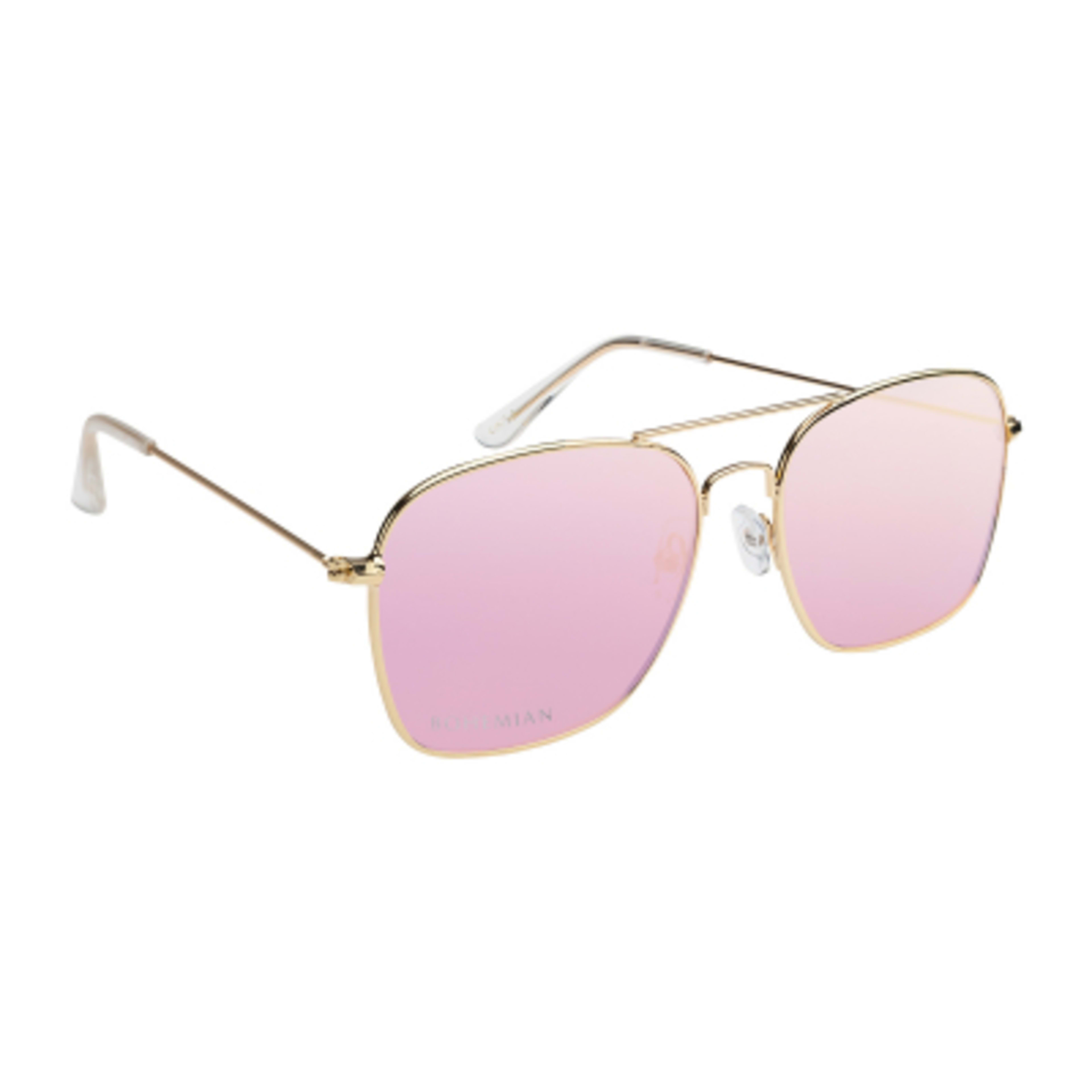 Aviator Sunglasses Mirrored Lenses UV400 Protection - Gold/ROS/EGL - Laser - product view 7