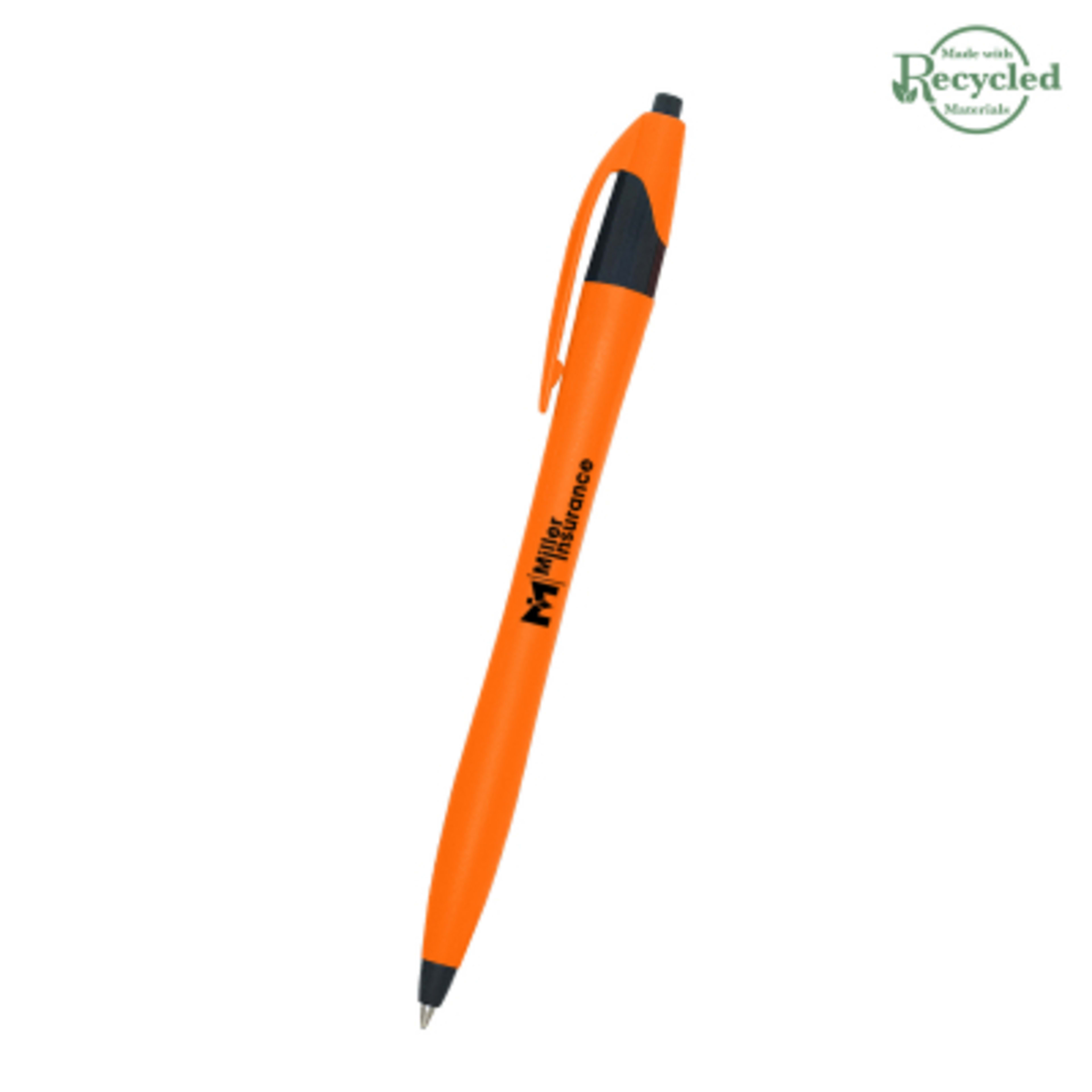 Ballpoint Pen Plunger Action Classic Design - 5.75 in - ORN - Silkscreen - product view 31