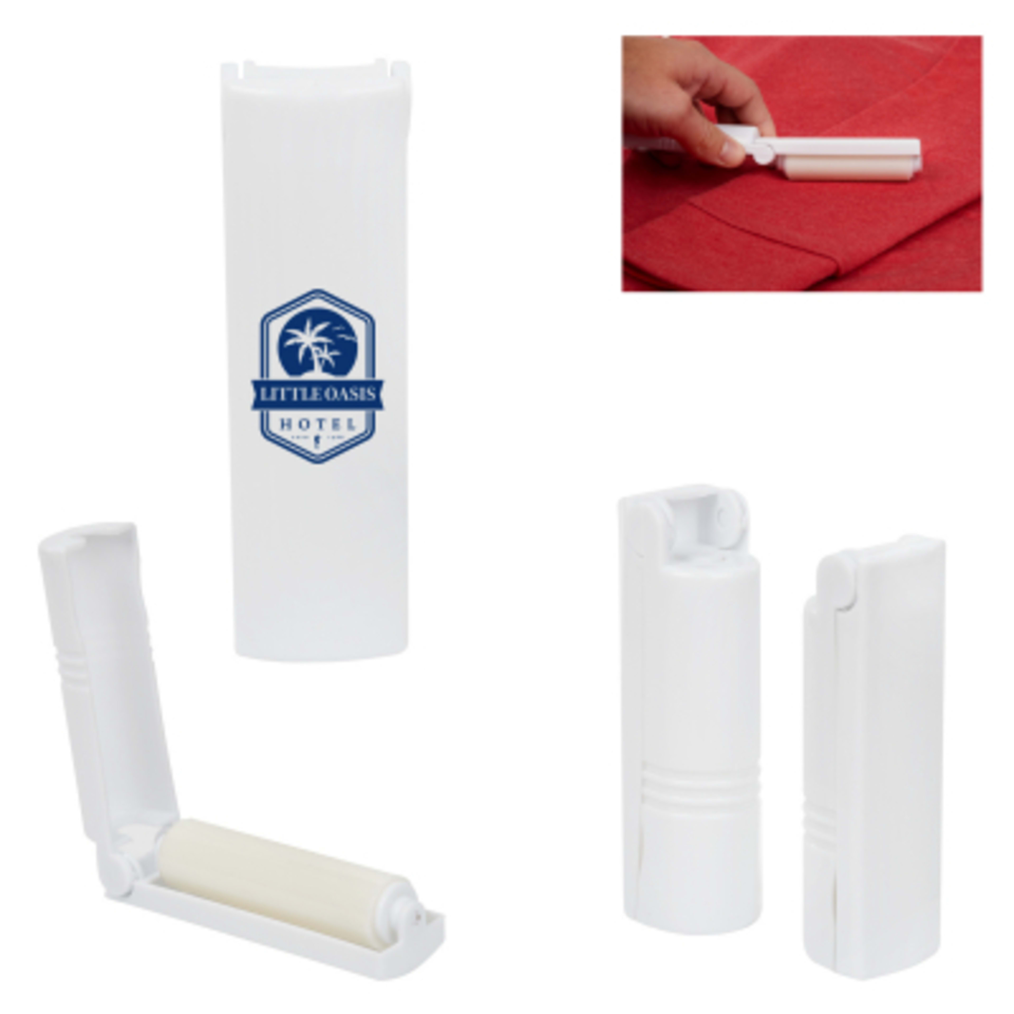 Lint Roller Reusable Washable Travel Size - 7 in H - White - Padprint - product view 2
