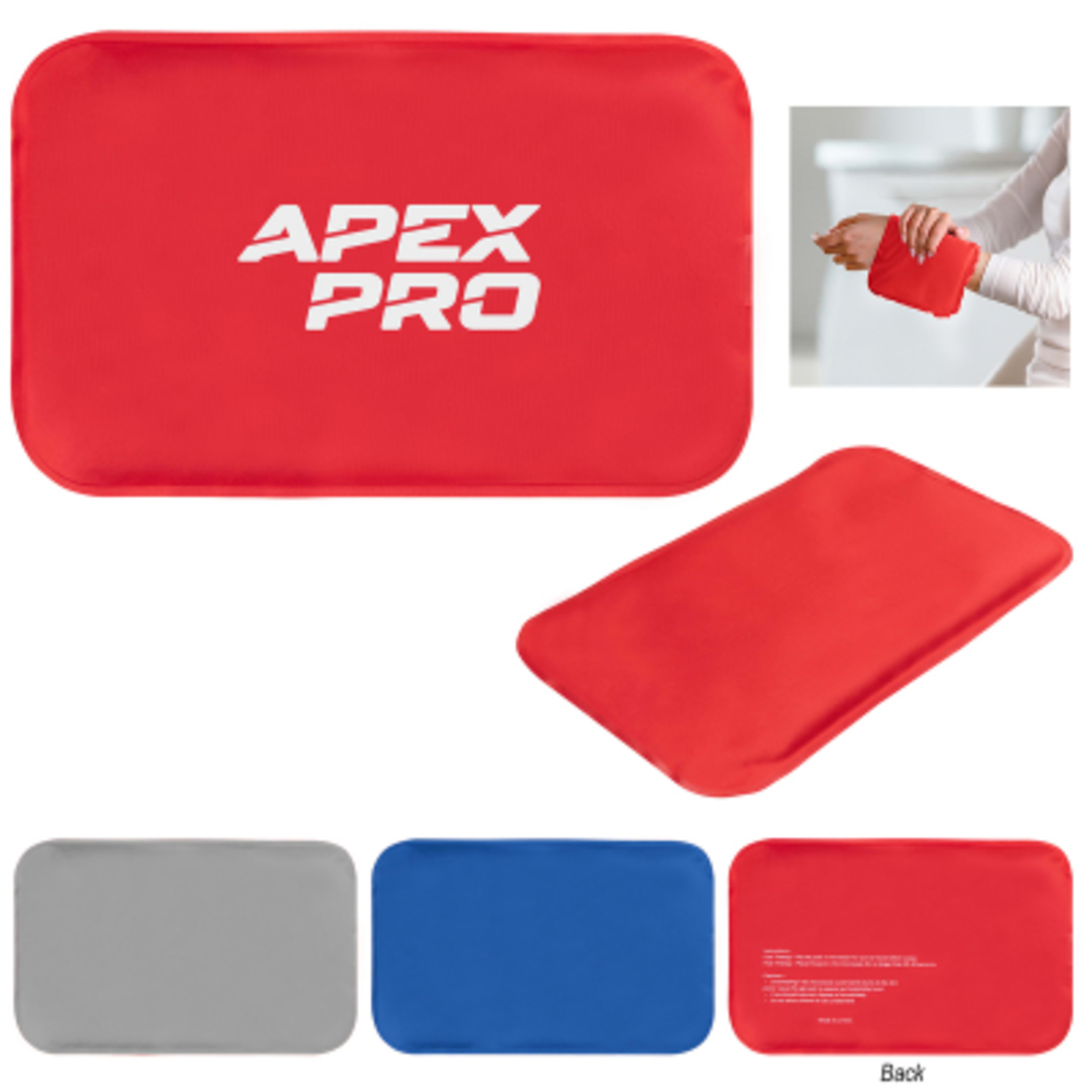 Hot Cold Pack Therapeutic Gel Reusable - 12 x 7.5 in - Group Shot - product view 1