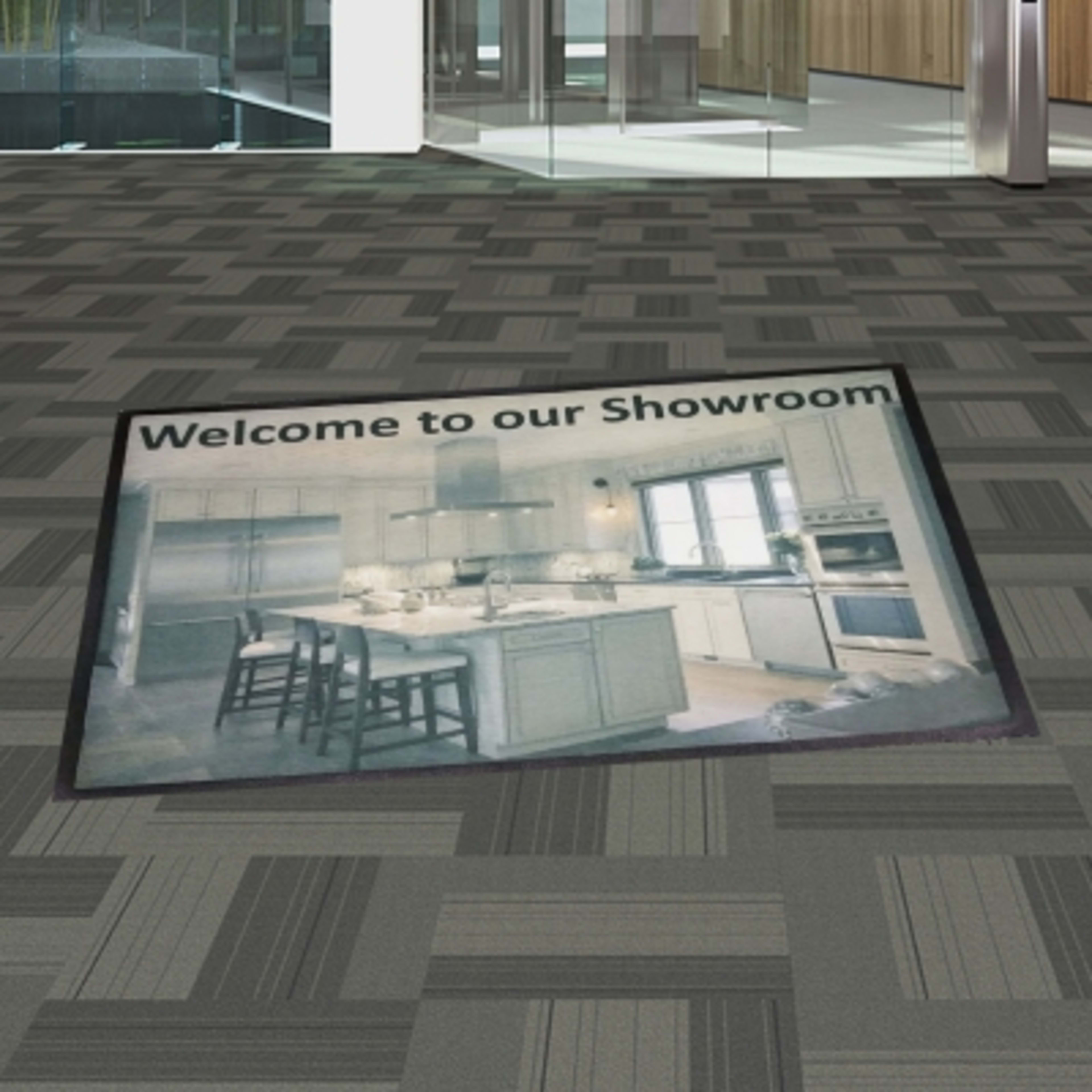 Floor Mat Dye Sublimated Point of Purchase - 3 x 5 ft - Inset - product view 3