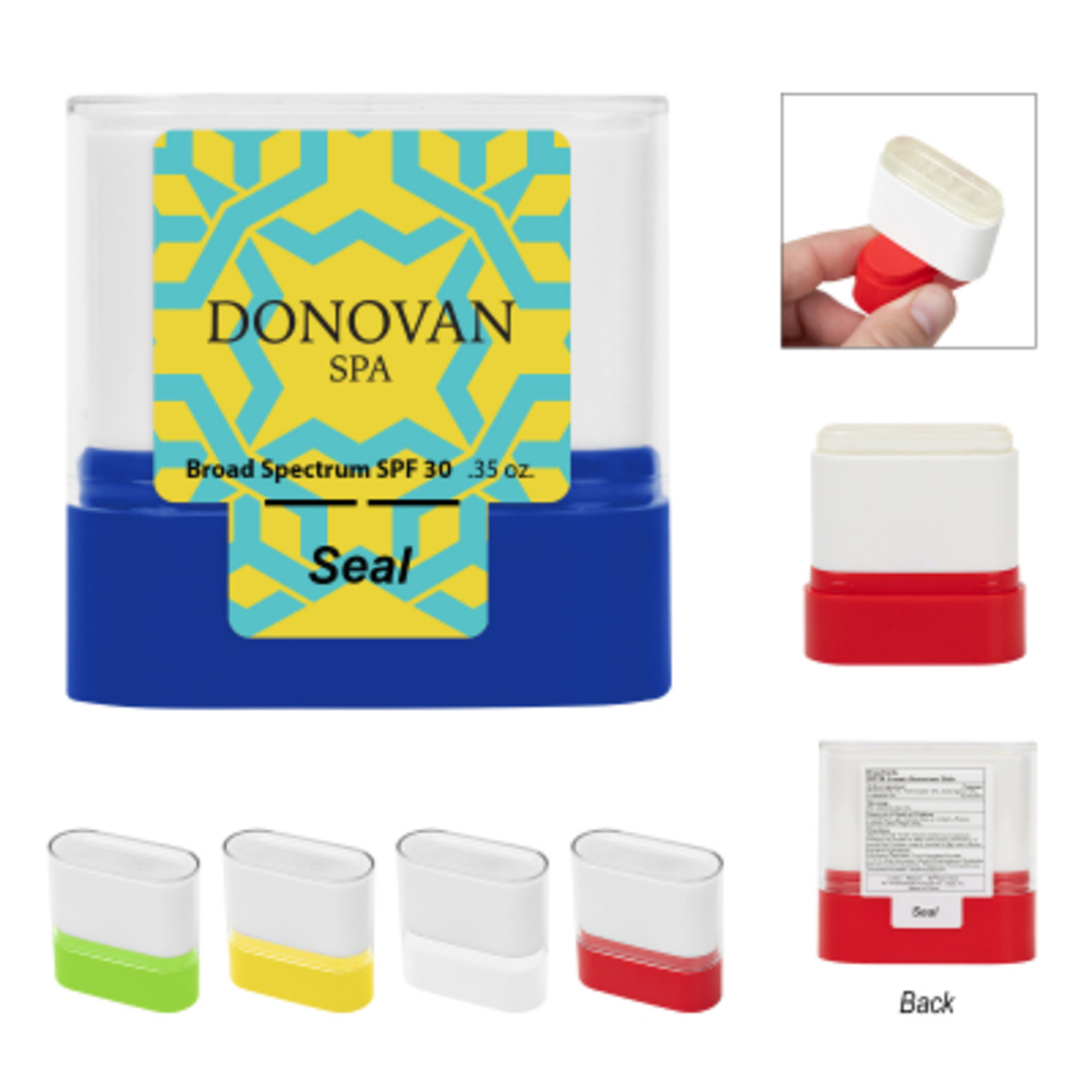 Sunscreen Stick SPF 30 Recycled Plastic - 2.25 in - Group Shot - product view 1