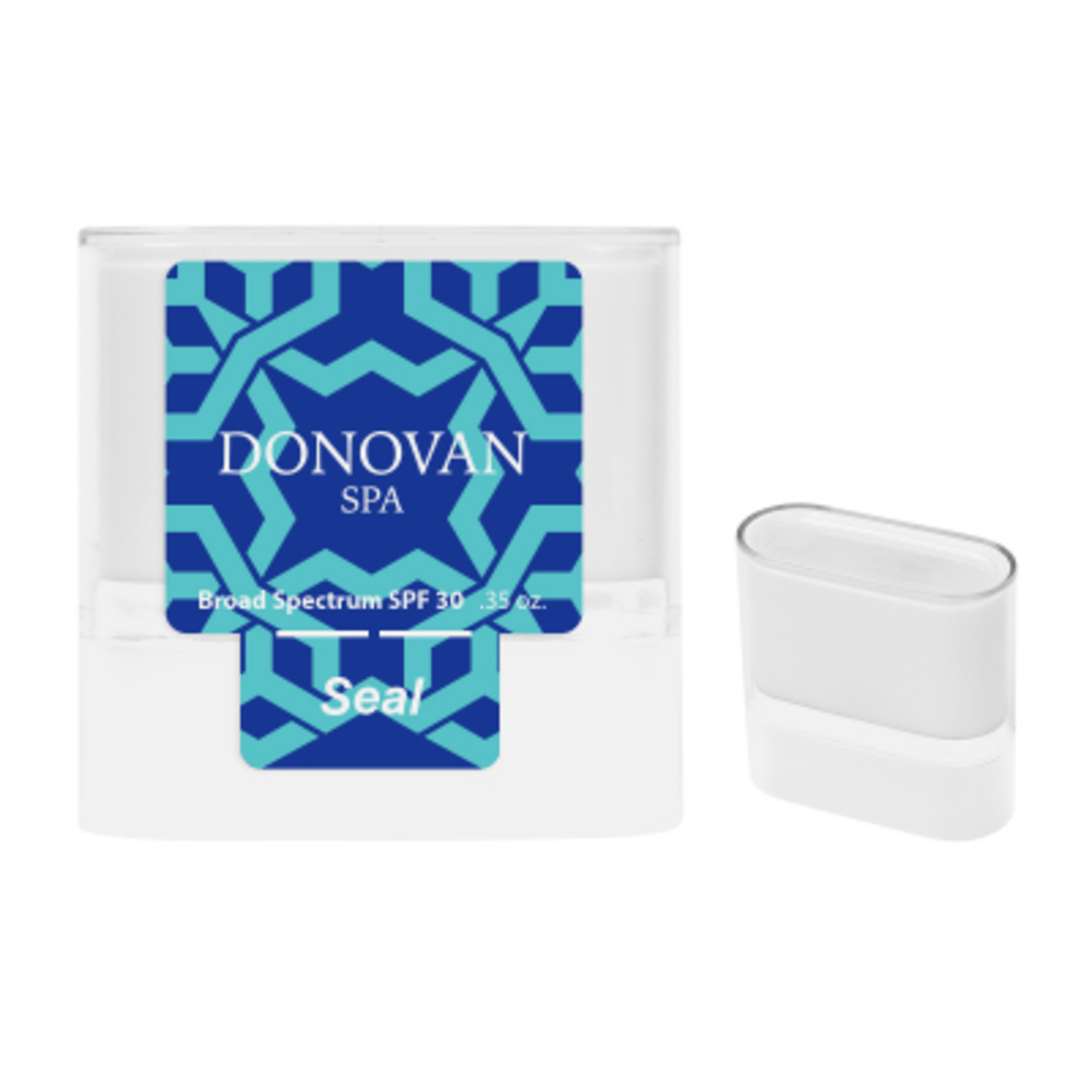 Sunscreen Stick SPF 30 Recycled Plastic - 2.25 in - White/Clear - WHITE Label 4CP - product view 5