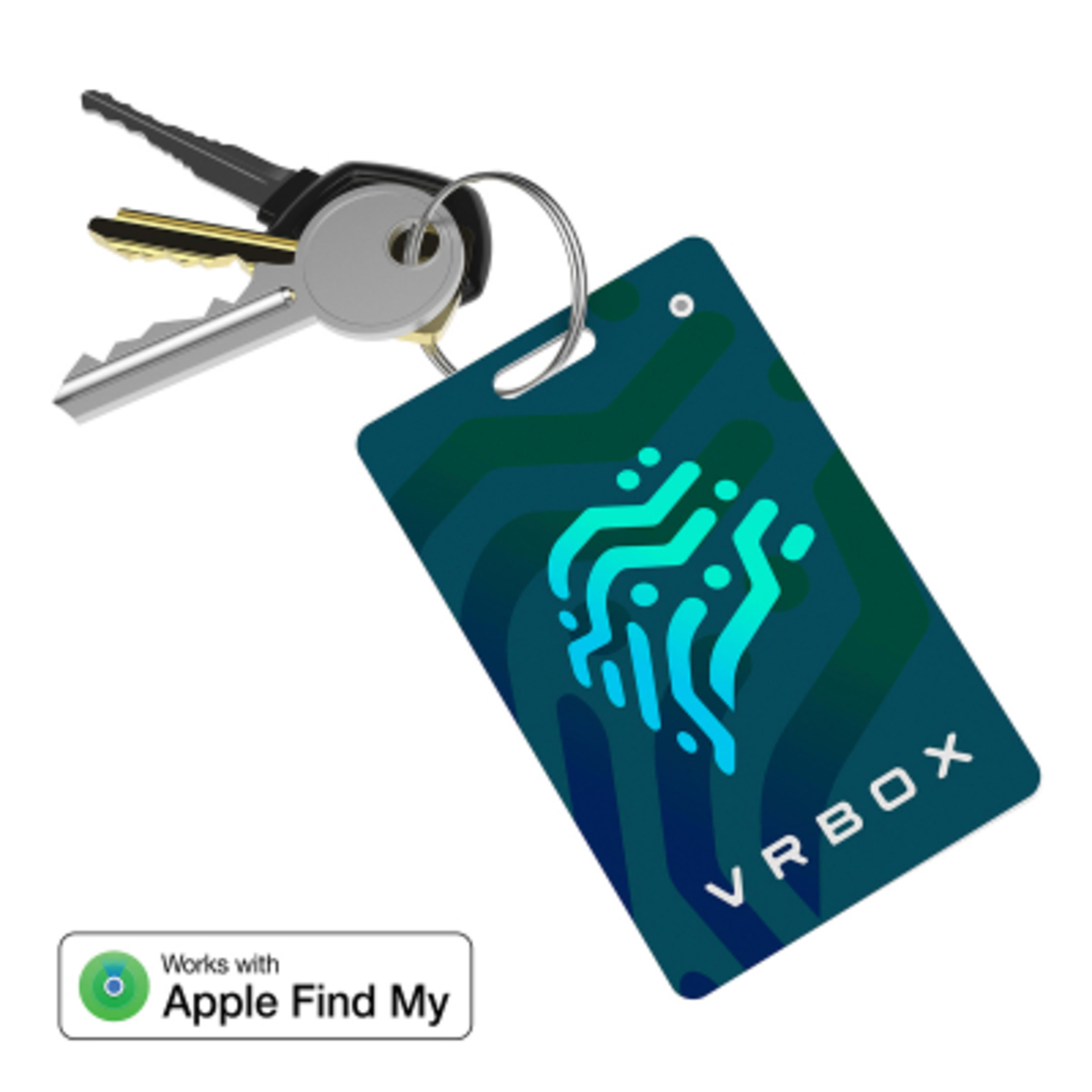 Bluetooth Tracking Card Wallet Size Apple Find My - 3.25 x 2 in - White - 4CP Keys - product view 6
