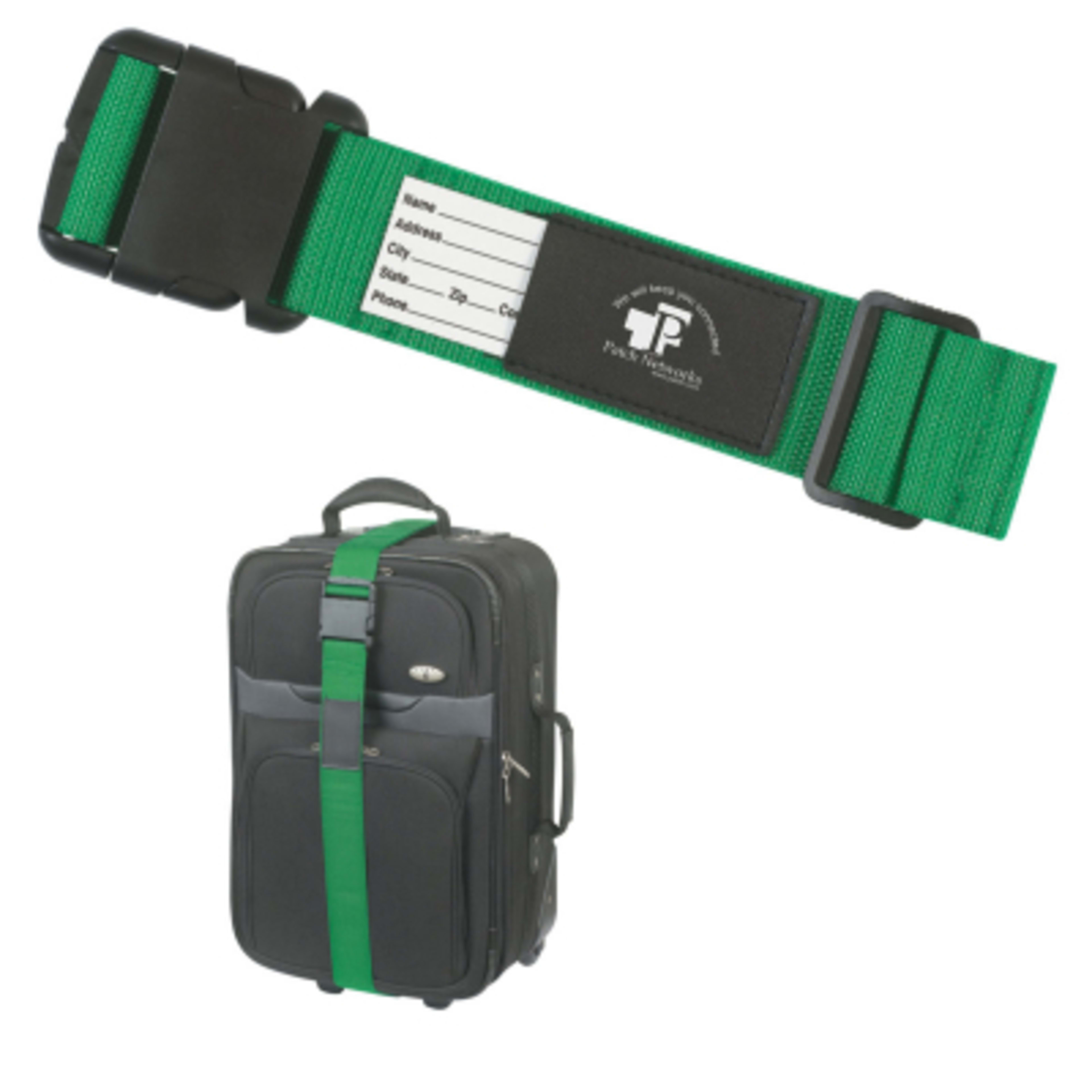 Luggage Strap Adjustable with ID Pocket - 71 x 2 in - Group Shot - product view 2