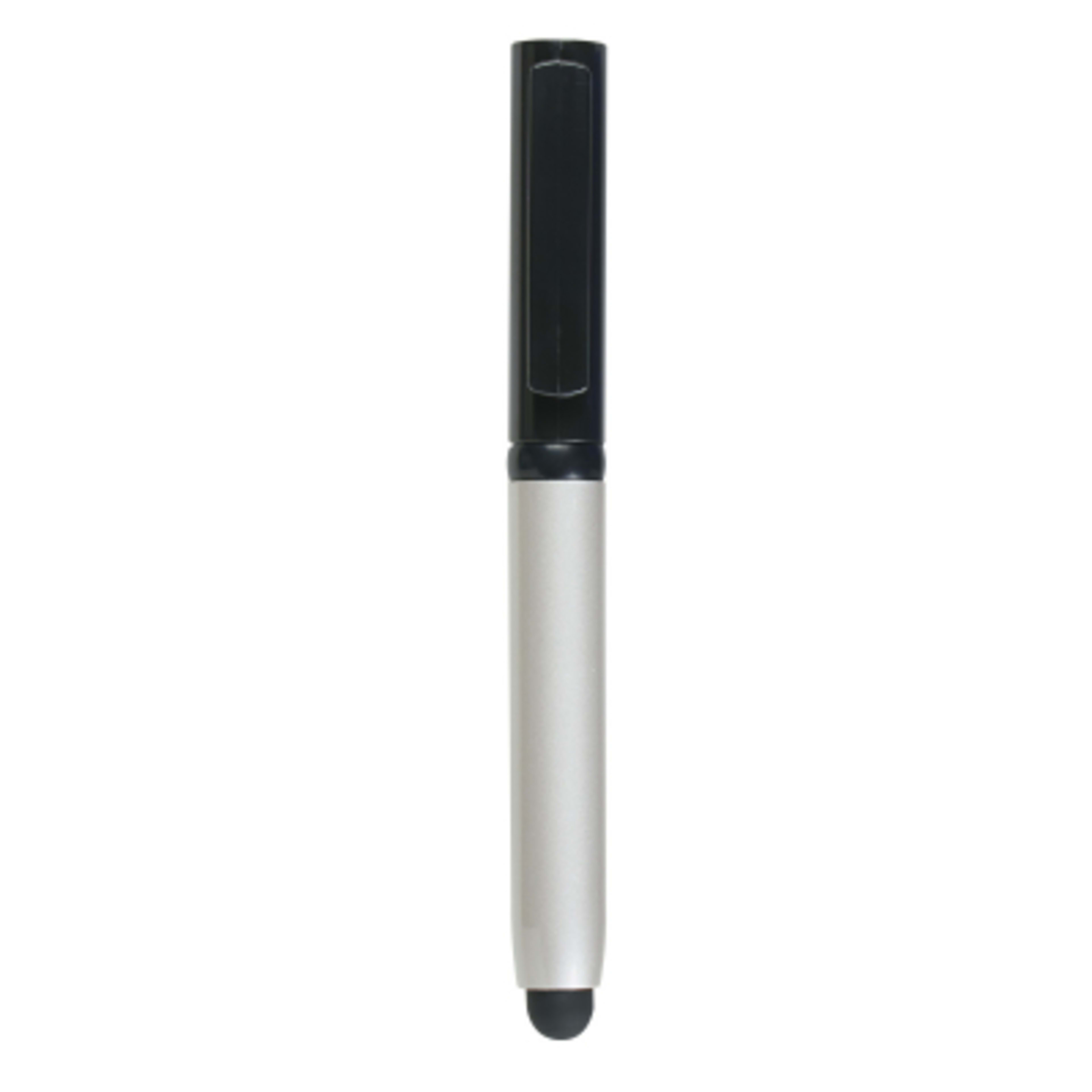 Stylus Pen with Screen Cleaner Ballpoint - 5 in - black - product view 2