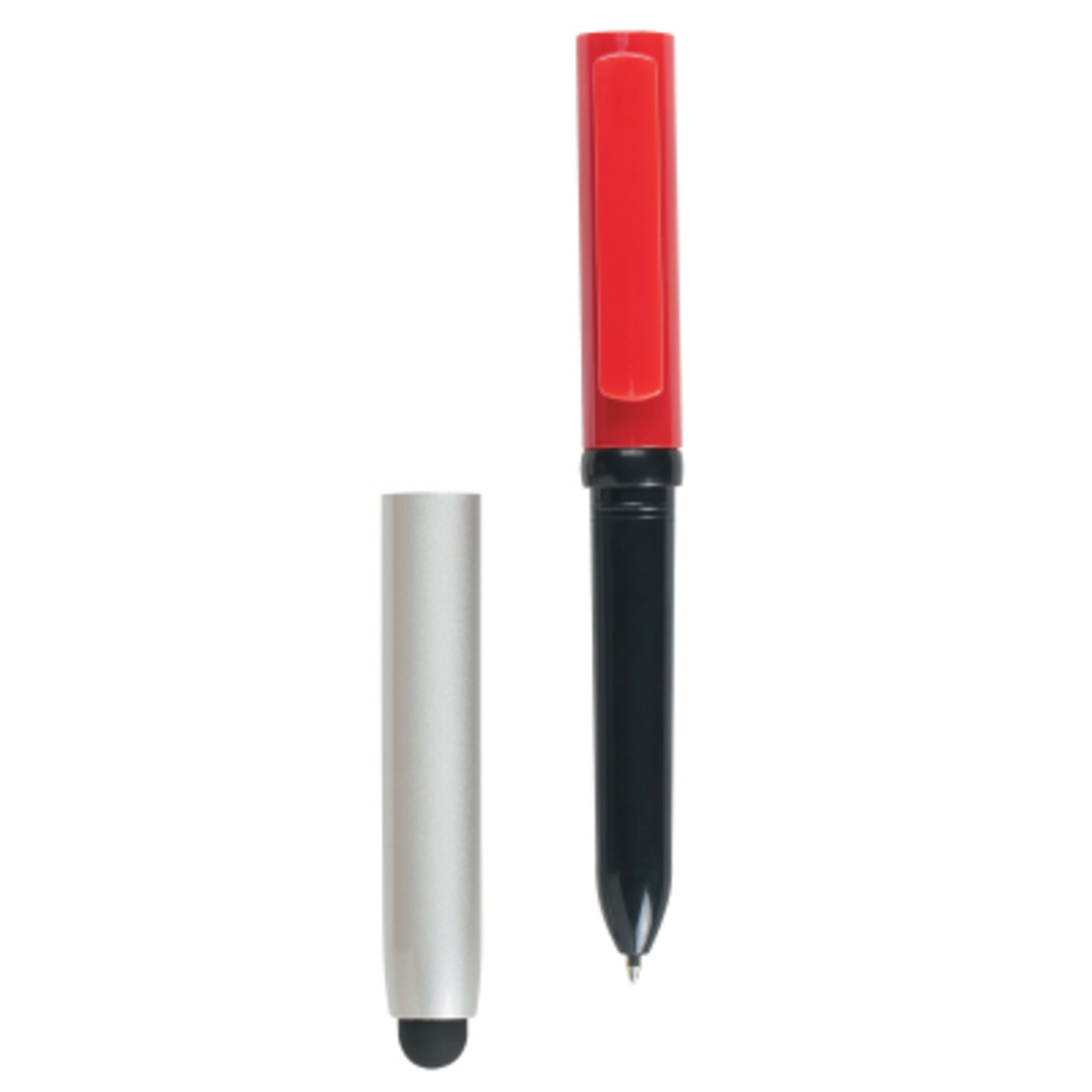Stylus Pen with Screen Cleaner Ballpoint - 5 in - Red - pen - product view 5