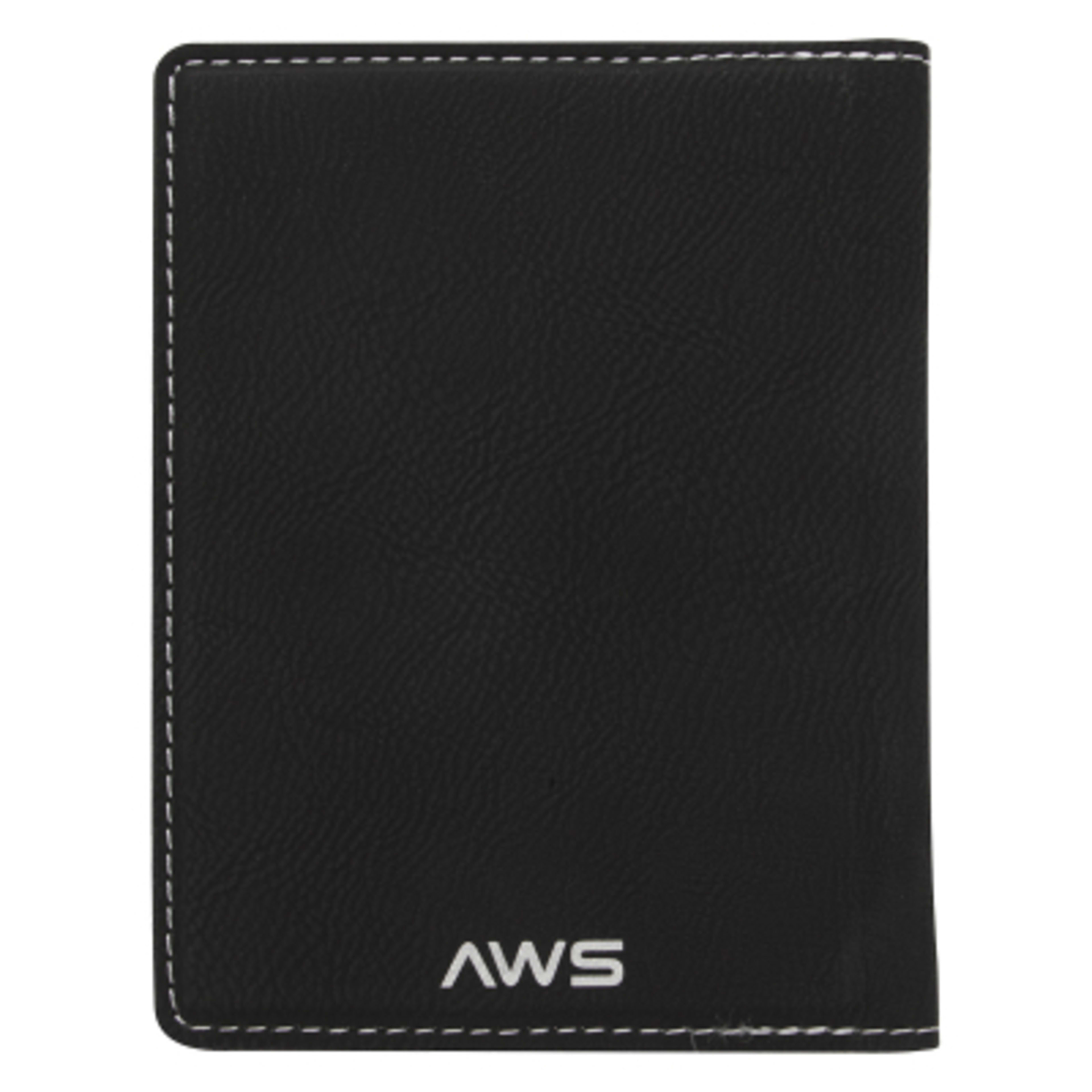 RFID Passport Wallet Set with Bluetooth Tracker - Black - Back - product view 3