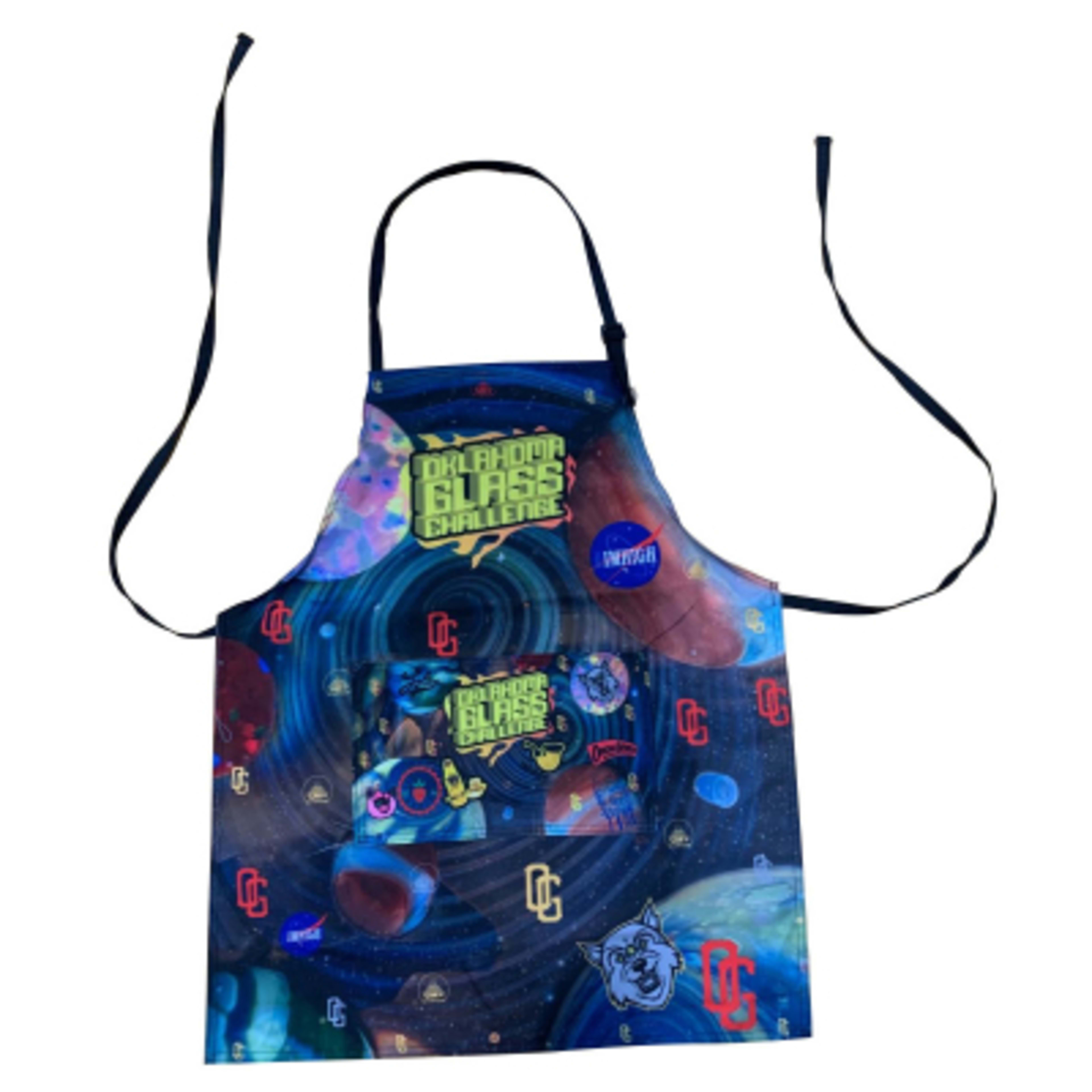 Apron Water Resistant Polyester Full Color - 28.5 x 24 in - Group Shot - promotional product with custom logo