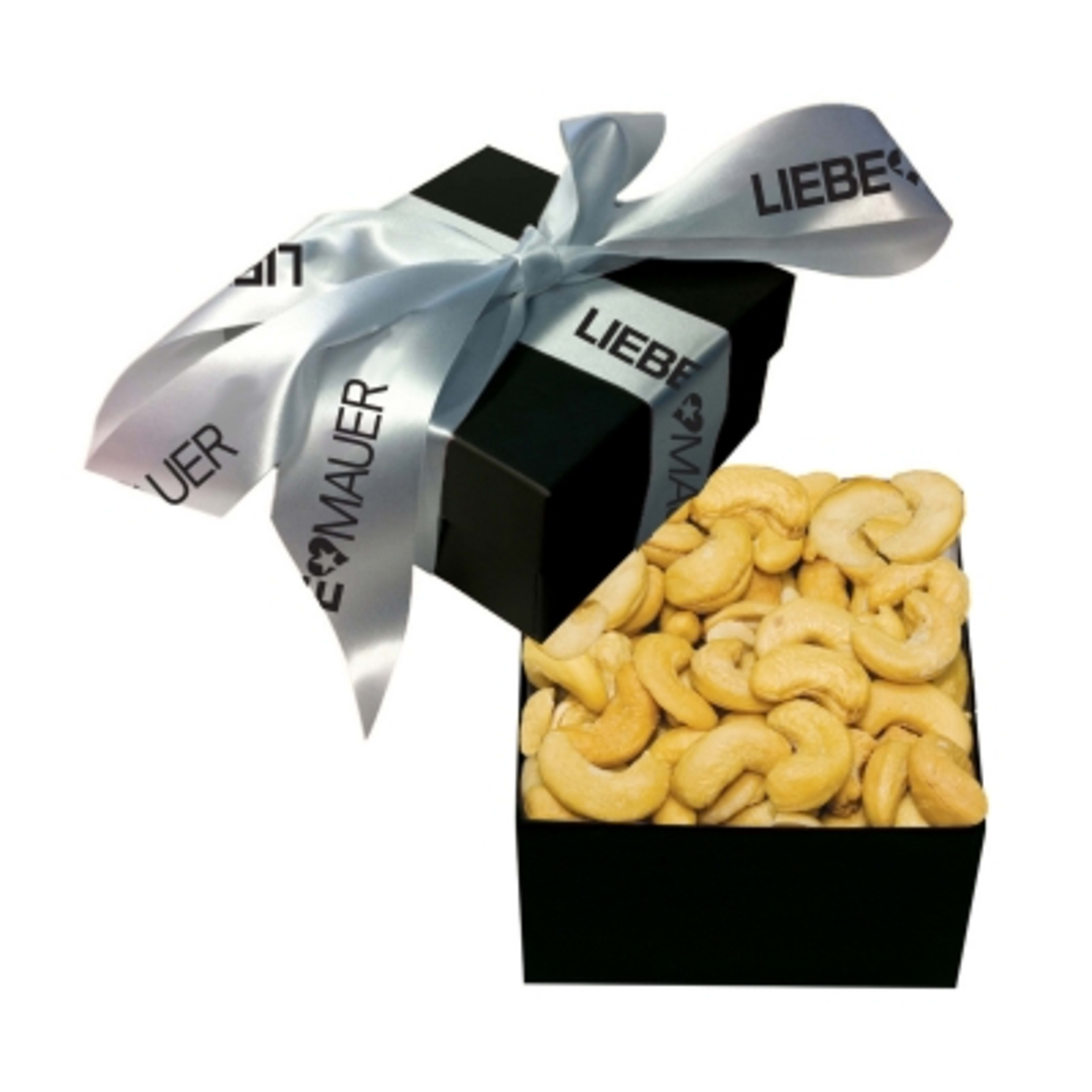Gift Box Single Serve with Hot Stamp Ribbon - 4 x 2 in - product view 3