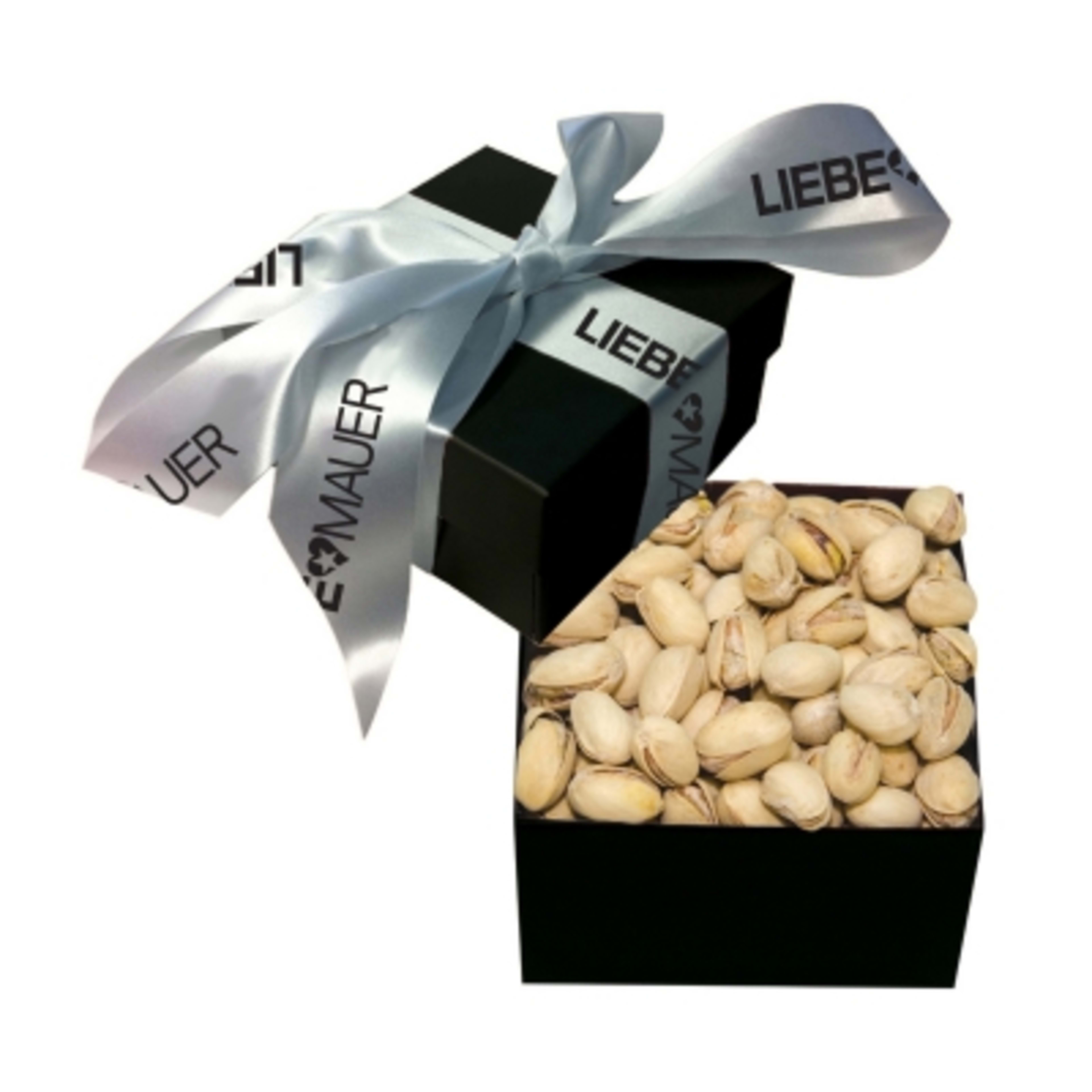 Gift Box Single Serve with Hot Stamp Ribbon - 4 x 2 in - product view 5