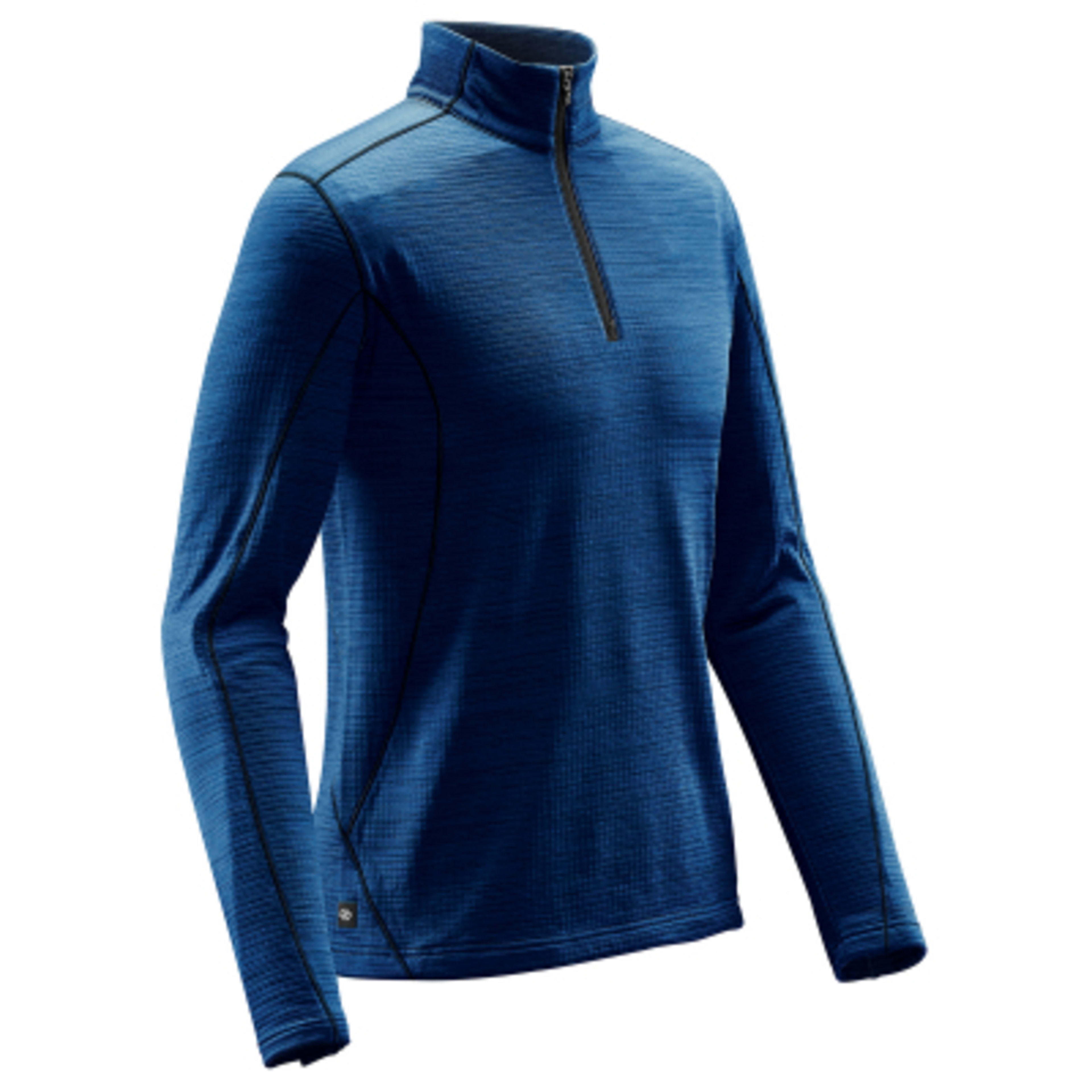 Men's Thermal Quarter Zip with Moisture Management - OCE - SIDE - product view 2