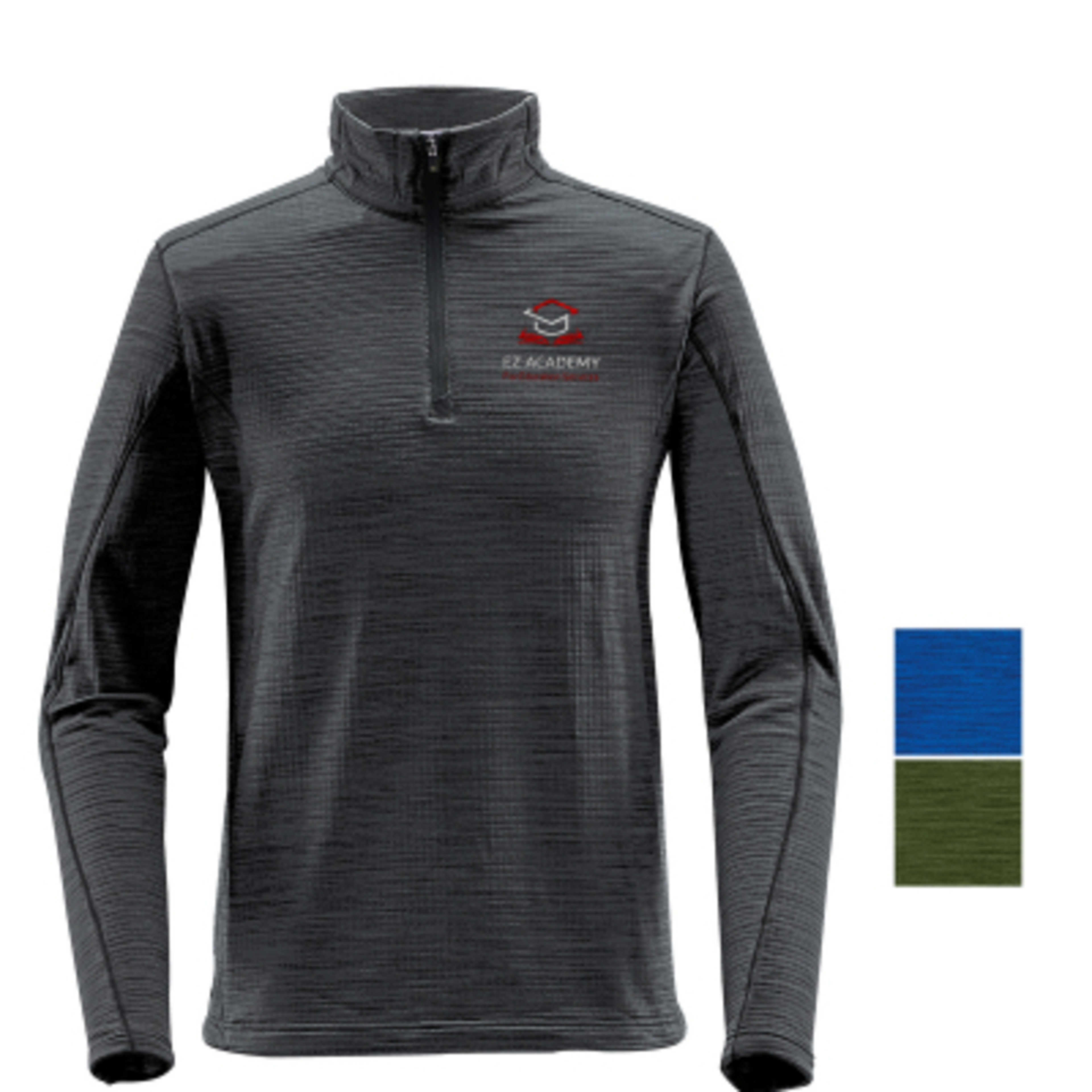 Men's Thermal Quarter Zip with Moisture Management - Group Shot - product view 3