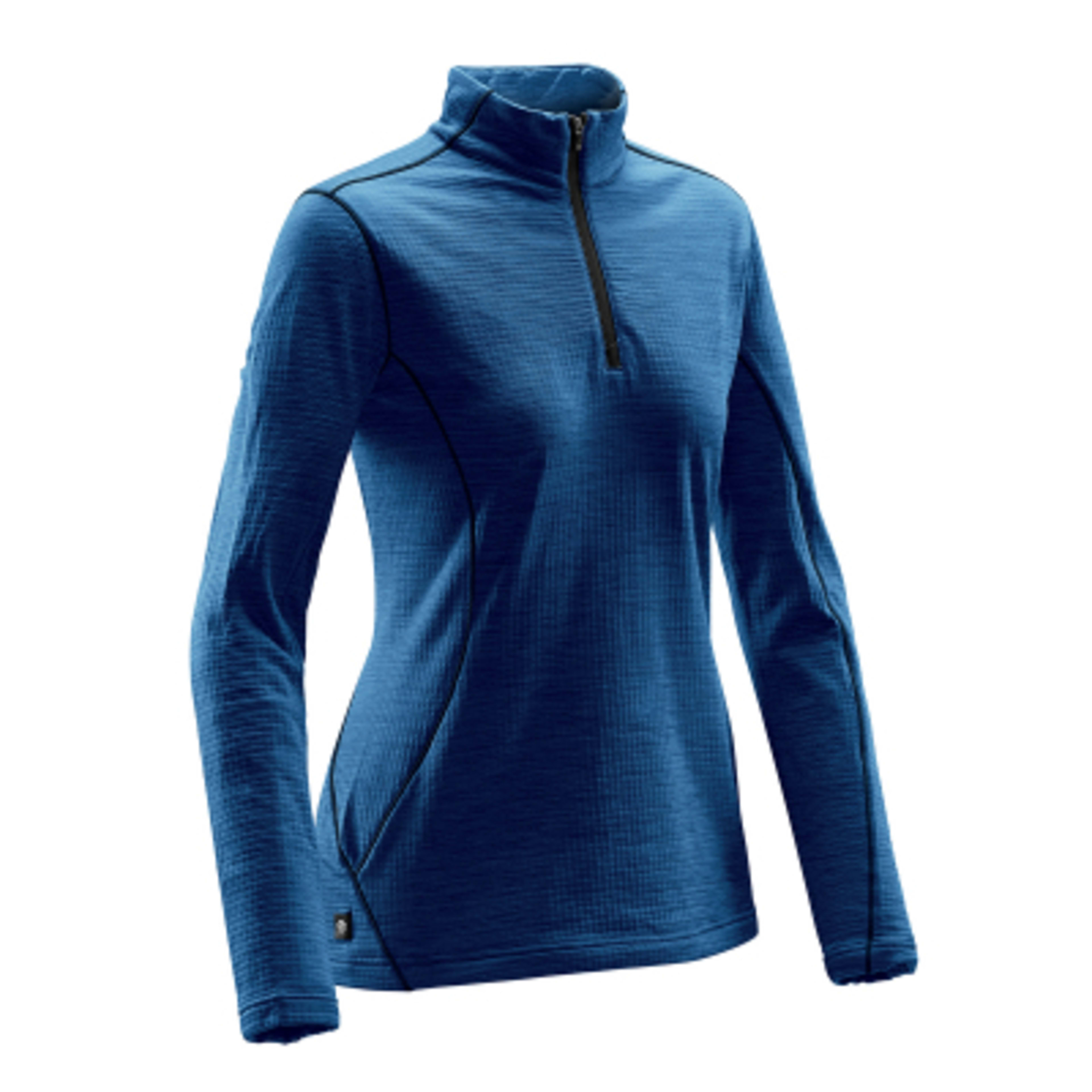 Women's Thermal Quarter Zip with Moisture Management - OCE - SIDE - product view 2