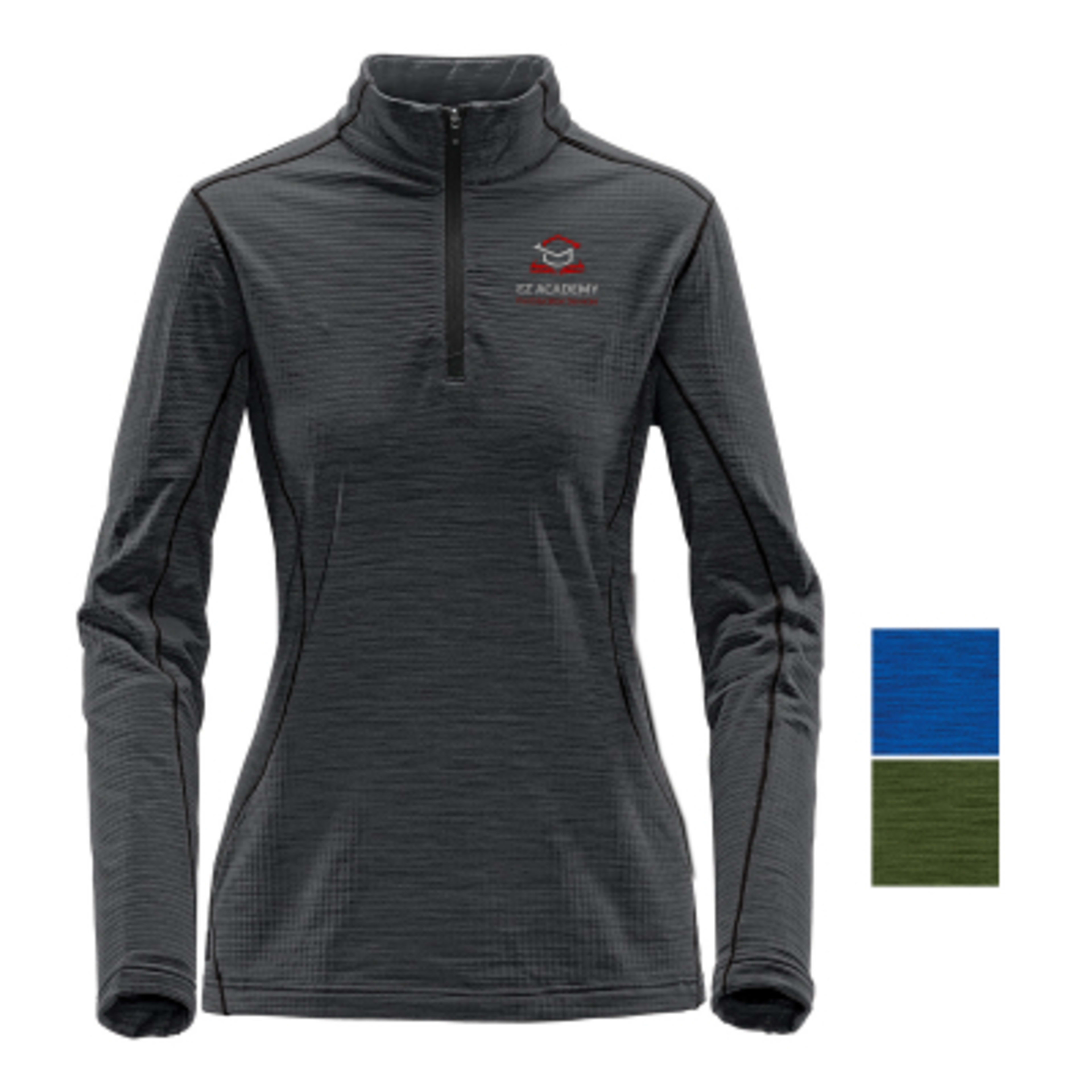 Women's Thermal Quarter Zip with Moisture Management - Group Shot - product view 3