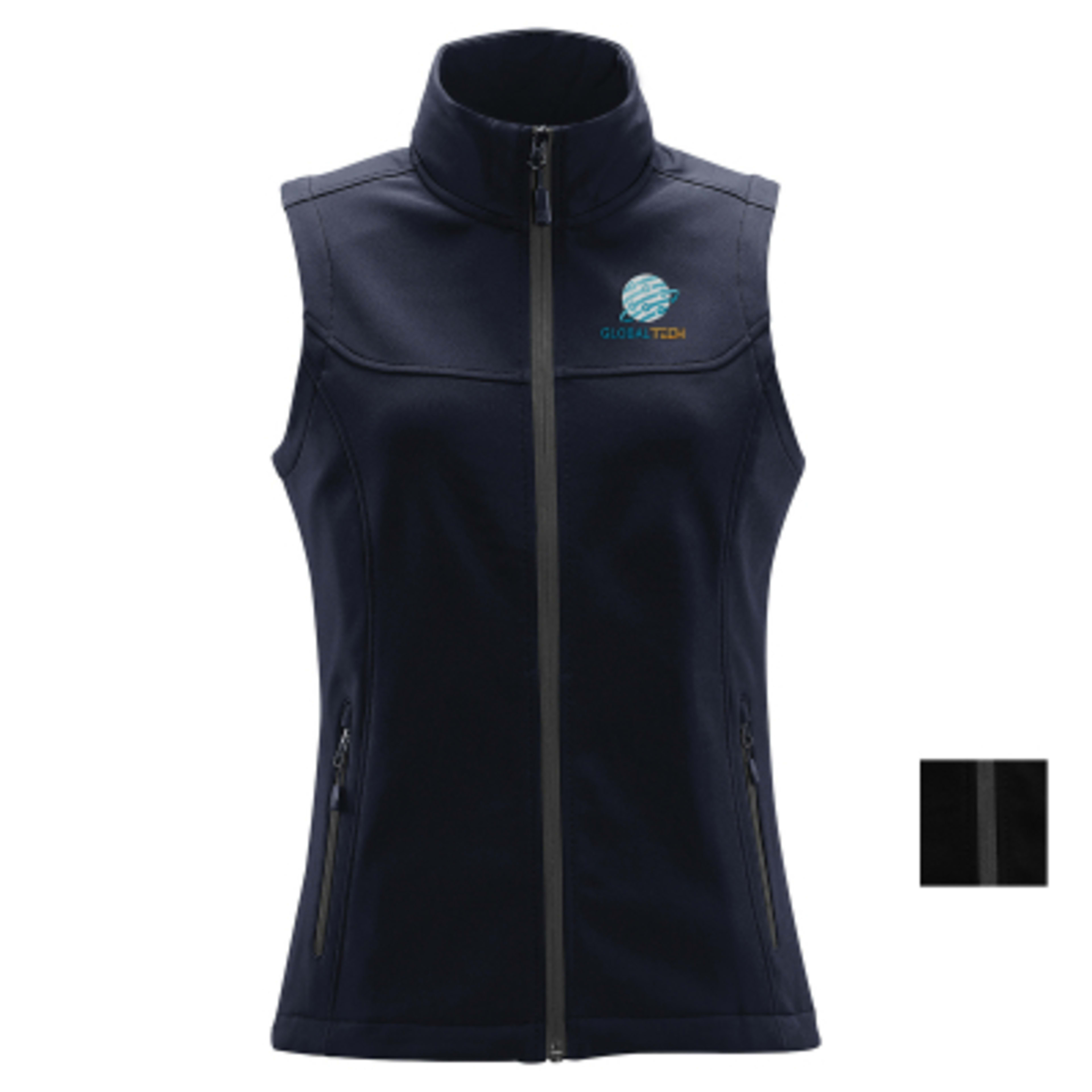 Vest Softshell Water Repellent with Fleece Lining (Women's) - Group Shot - product view 3