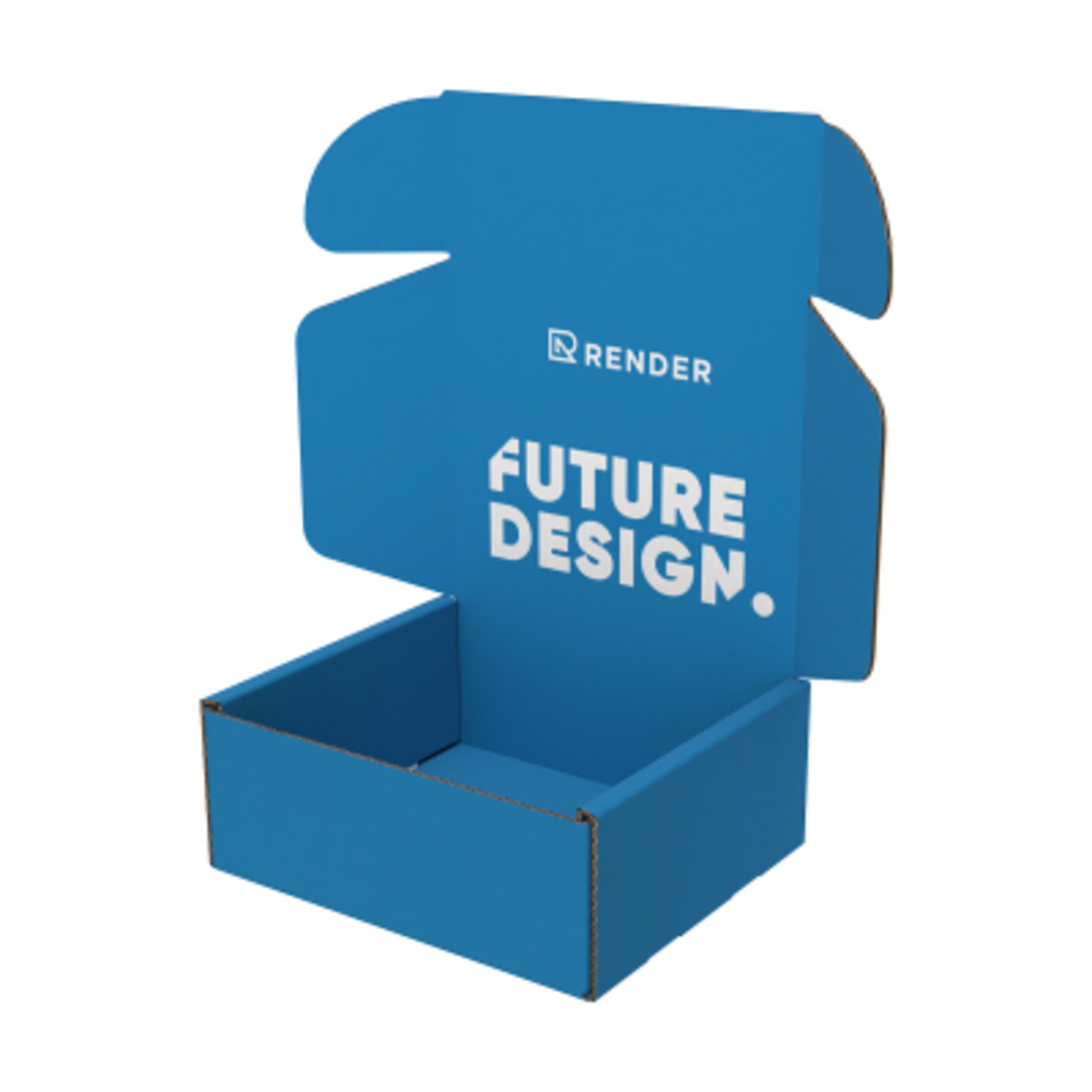 Mailer Box Roll End Tuck Front - 6 x 2 x 5 in - Open - product view 2