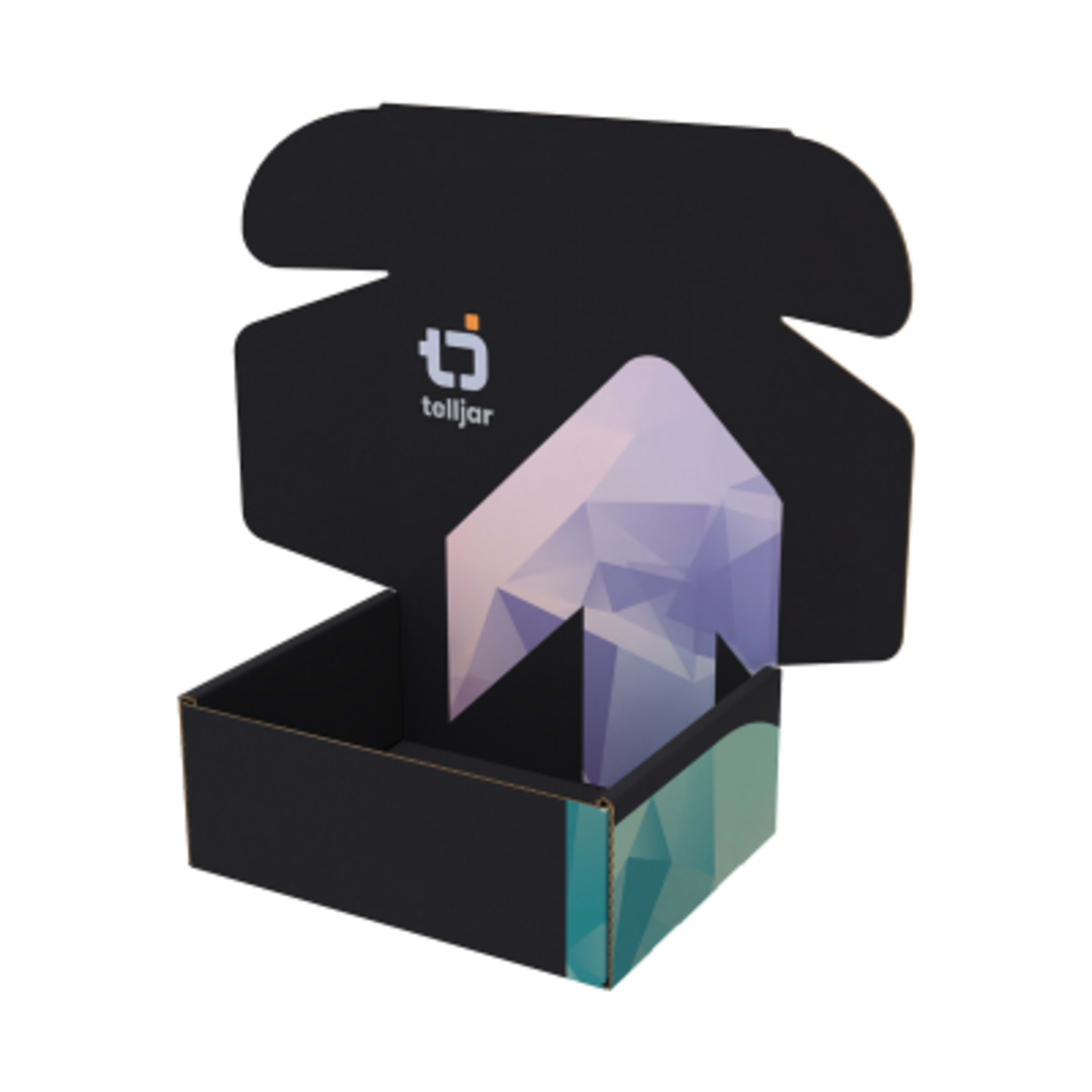 Mailer Box Roll End Tuck Front - 8 x 3 x 6 in - Open - product view 2