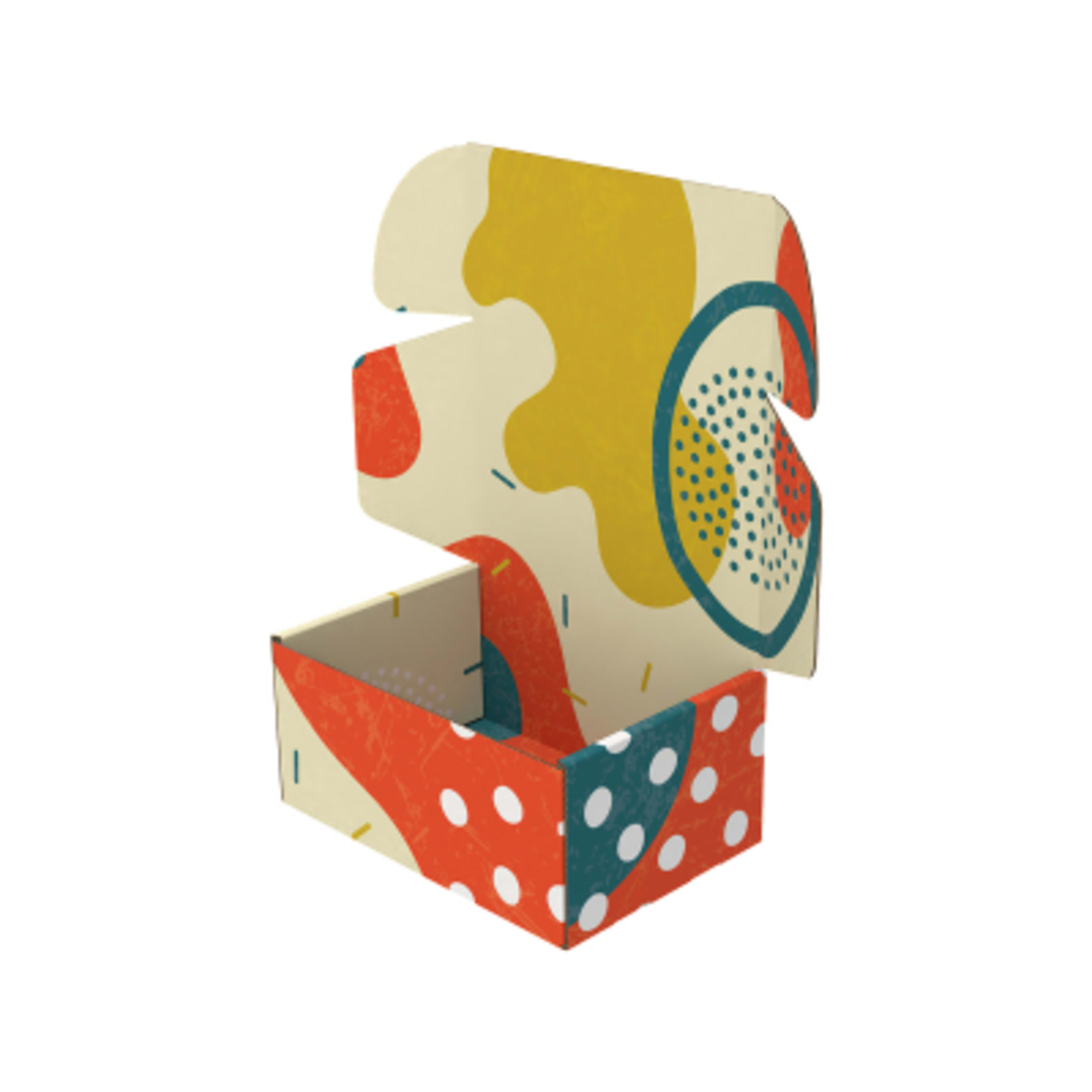 Mailer Box Roll End Tuck Front - 9 x 4 x 6 in - Open - product view 2