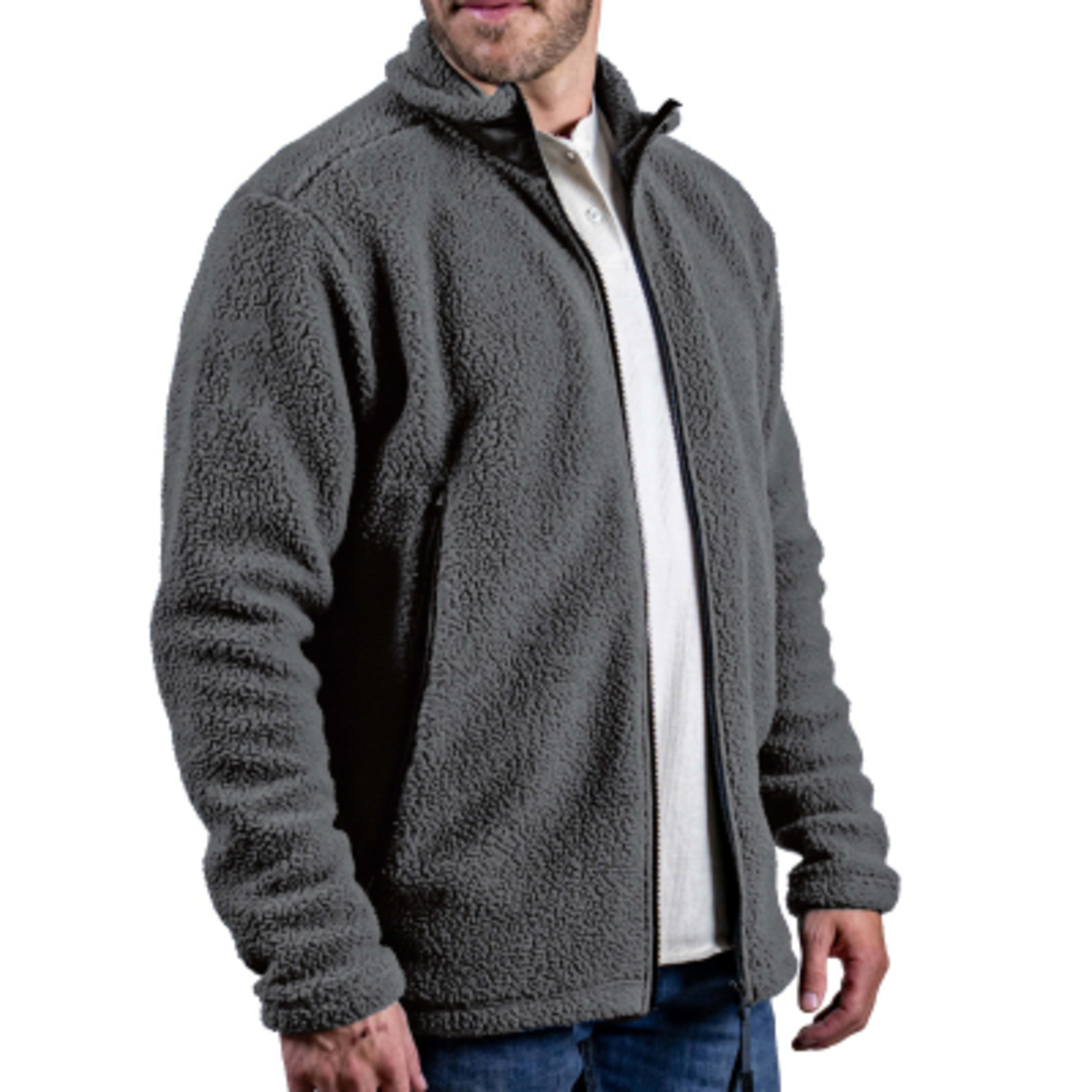 Mountain Standard Stoker Fleece Jacket Sherpa - Iron Gate - Right Sleeve - product view 4