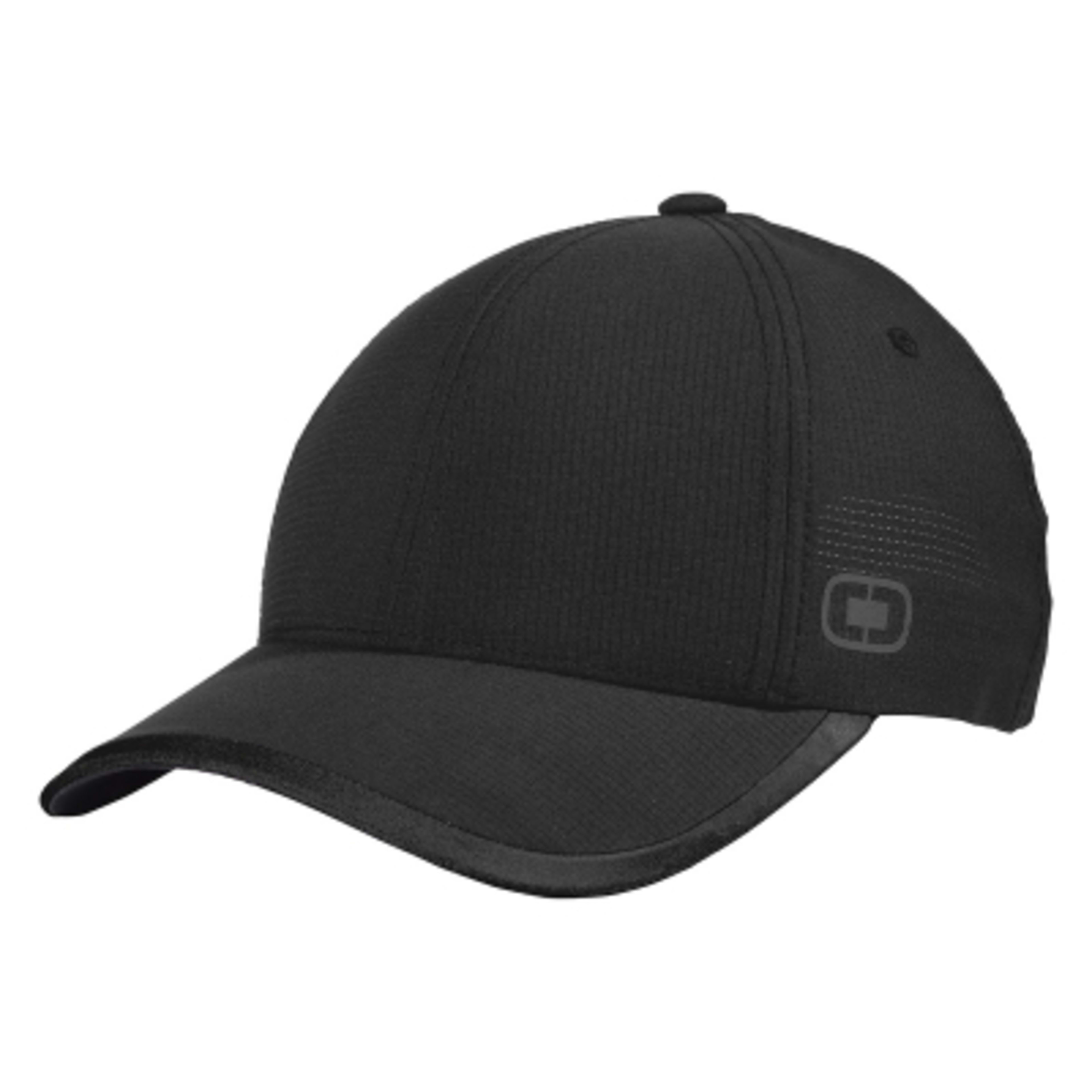 Cap Polyester Mesh Reflective Structured - One Size - Blacktop - front - product view 4
