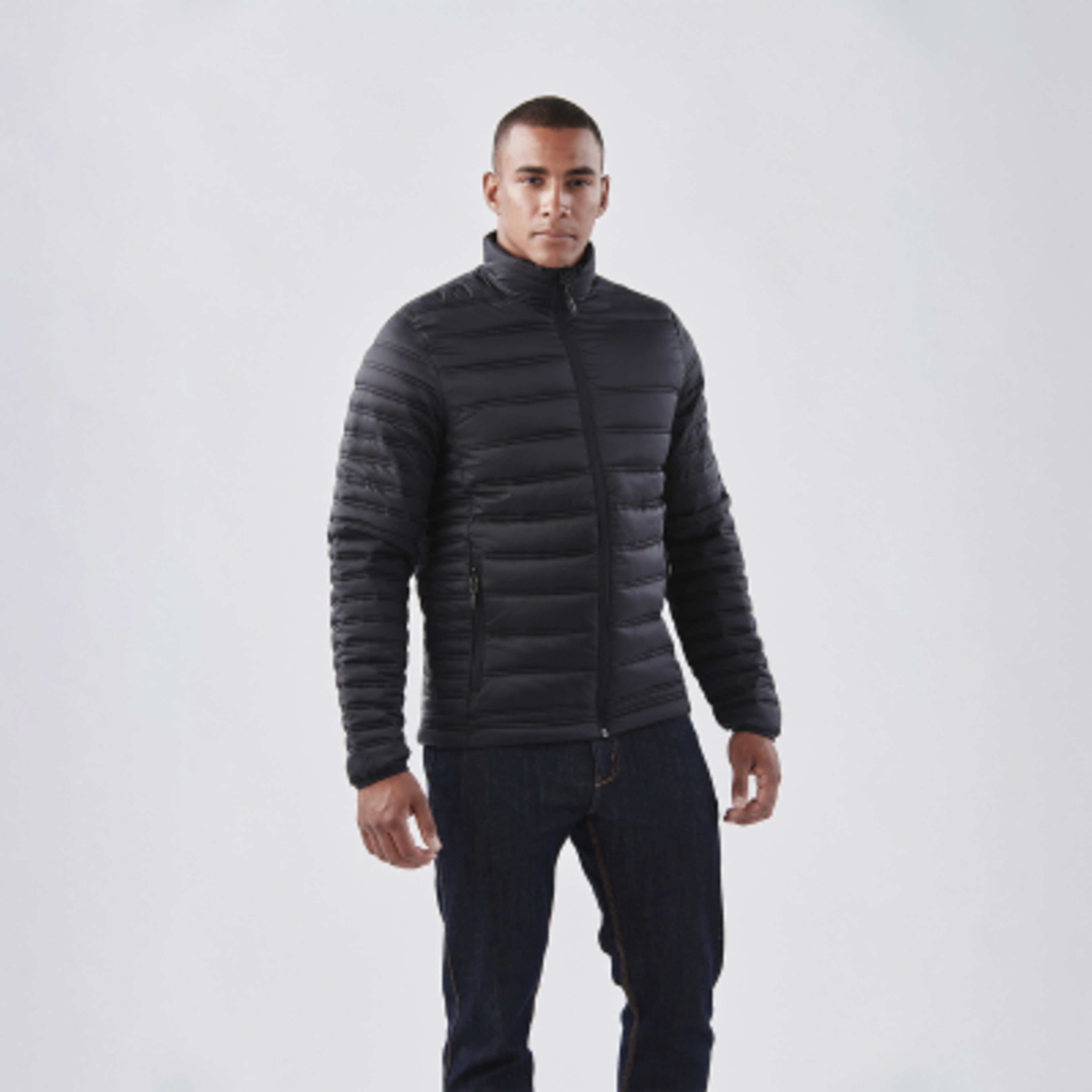 Thermal Jacket Men's Nylon Quilted Packable - One Size - BLA - 02 - product view 4