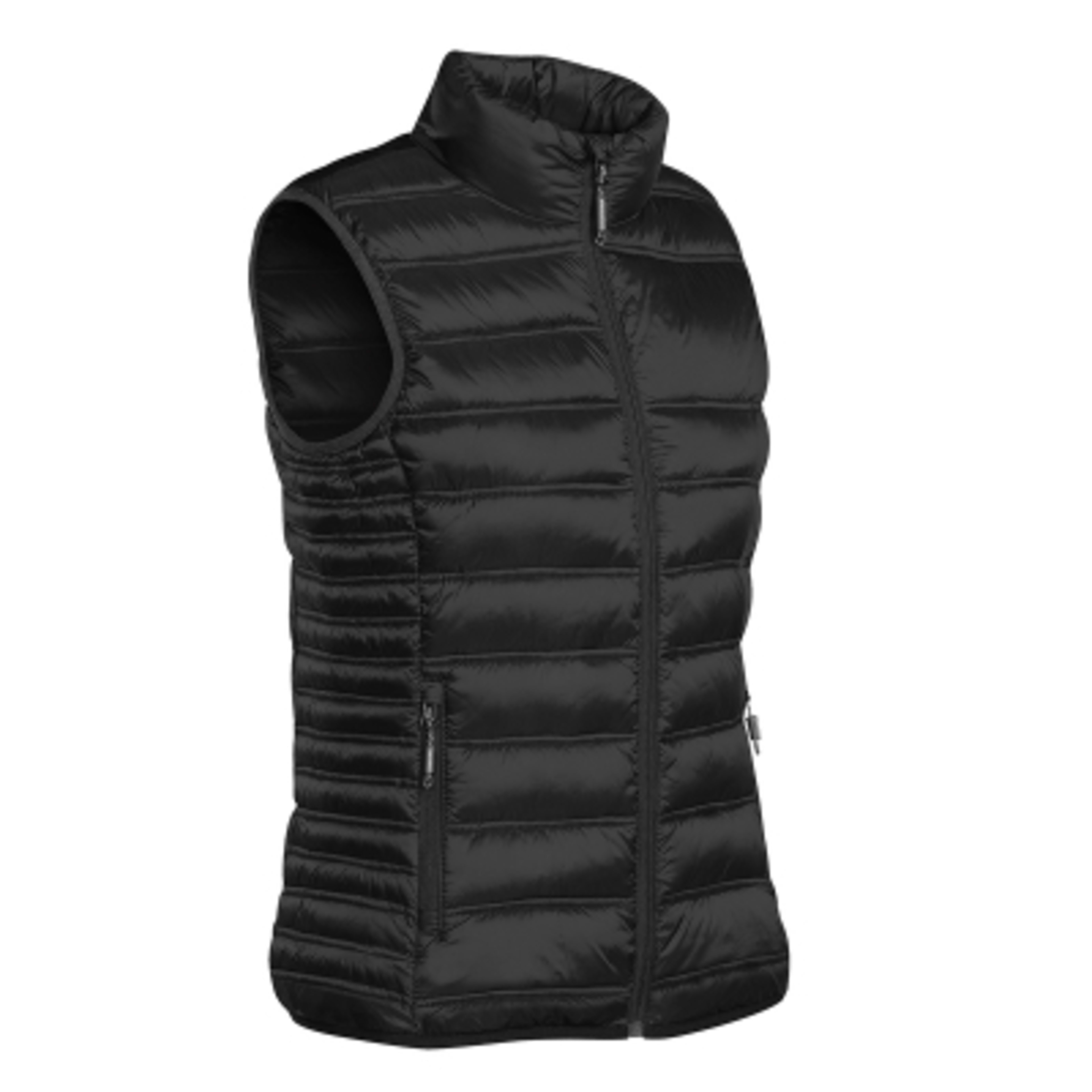 Thermal Vest Women's Nylon Quilted Packable - One Size - BLA - SIDE - product view 2