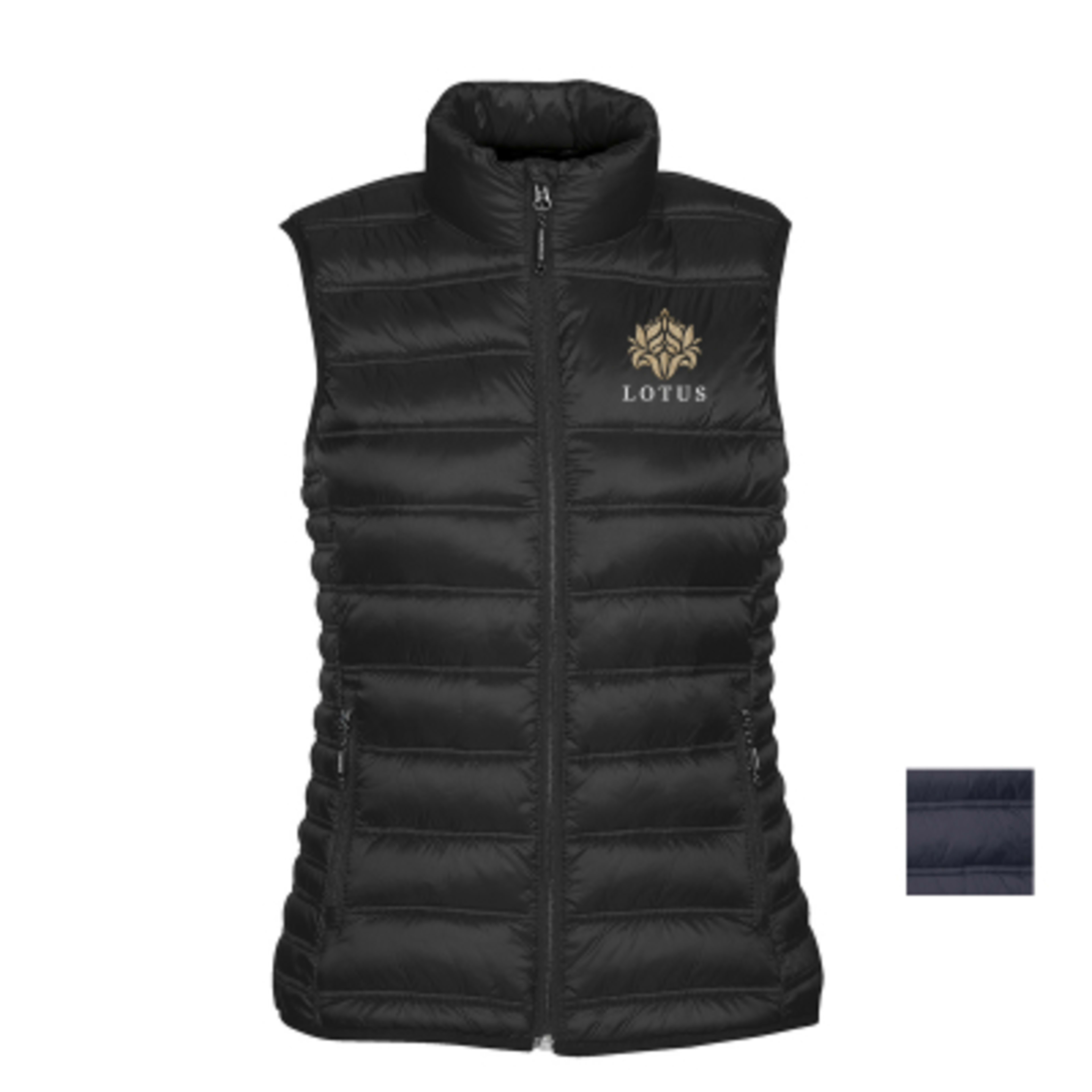 Thermal Vest Women's Nylon Quilted Packable - One Size - Group Shot - product view 3